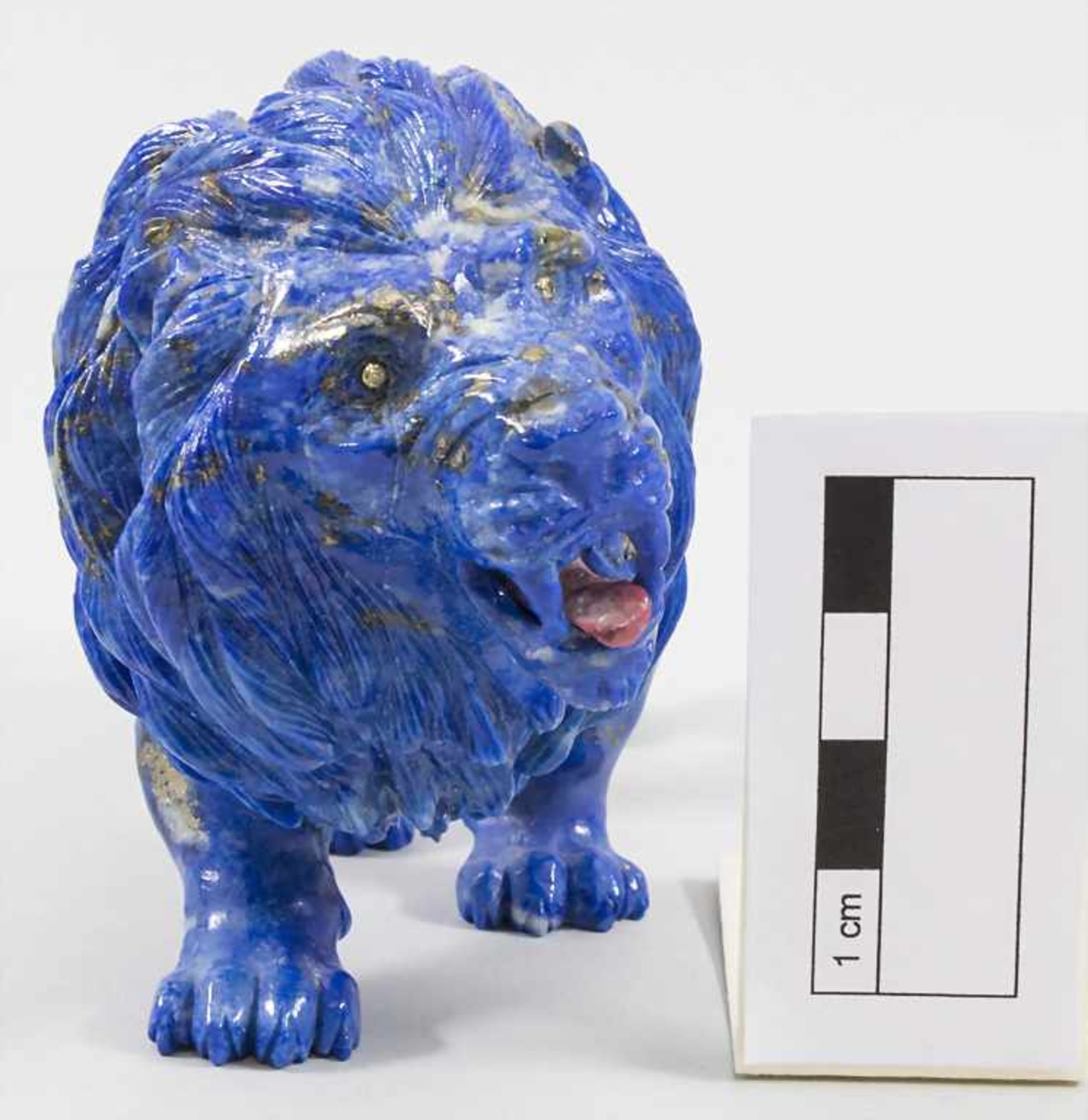 'Schreitender Löwe' / 'A lion', Atelier Reiner Stein, Veitsrodt, Idar-Oberstein. 20. Jh. - Bild 3 aus 6