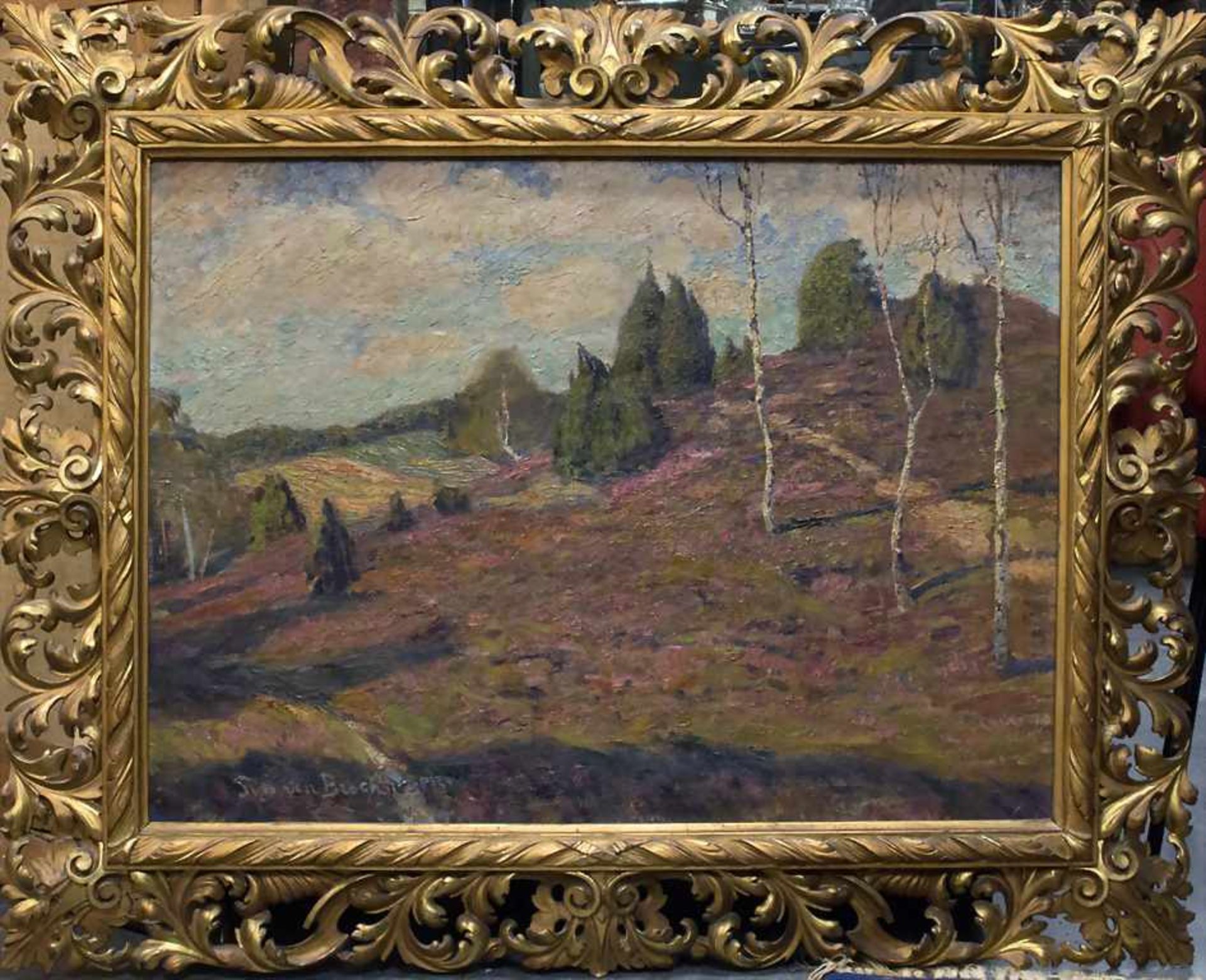 Theo von Brockhusen (1882-1919), 'Heidelandschaft' / 'A heath landscape' - Bild 2 aus 9