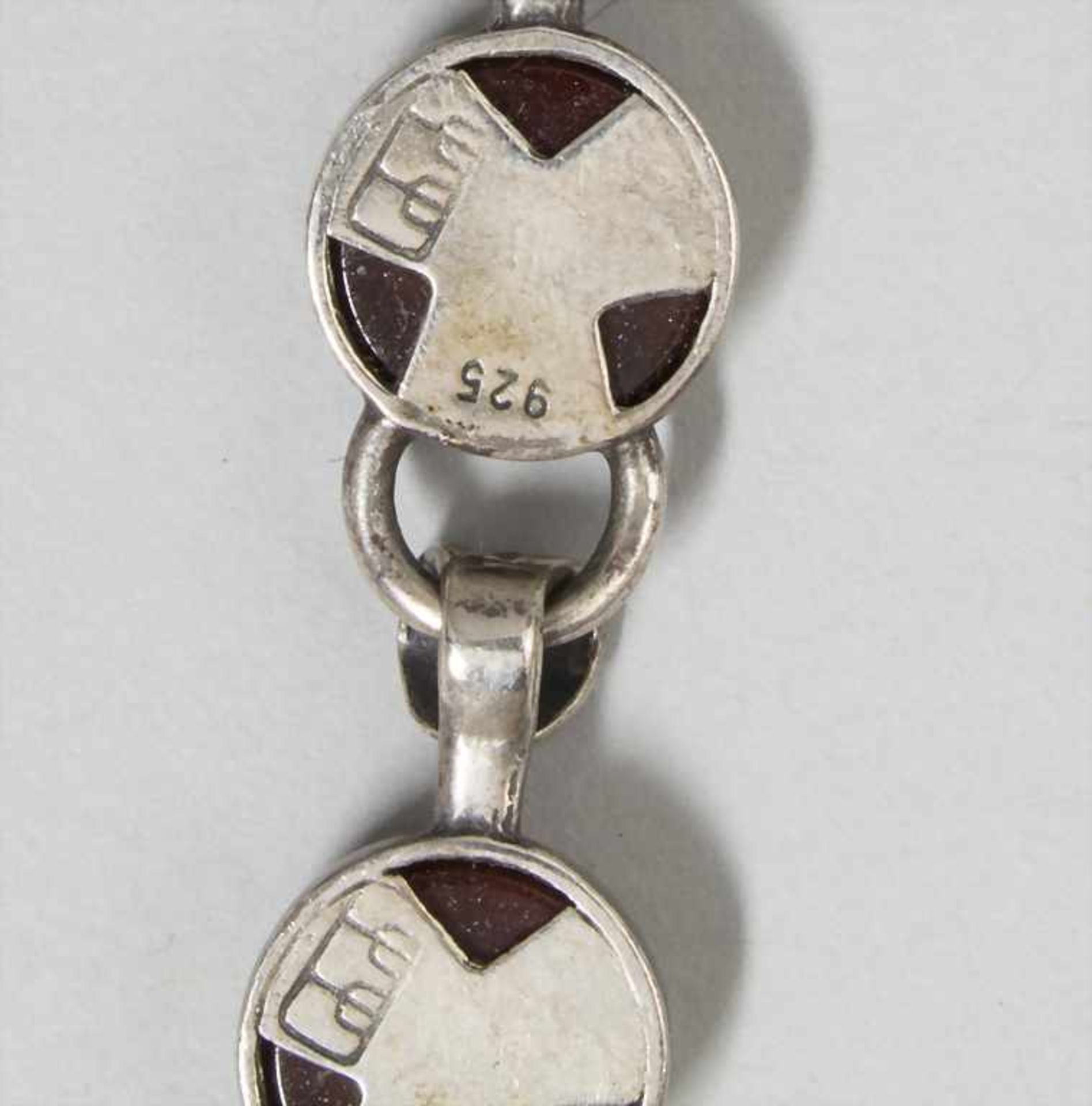 Armband in Silber / A silver bracelet, um 1970 - Image 3 of 3