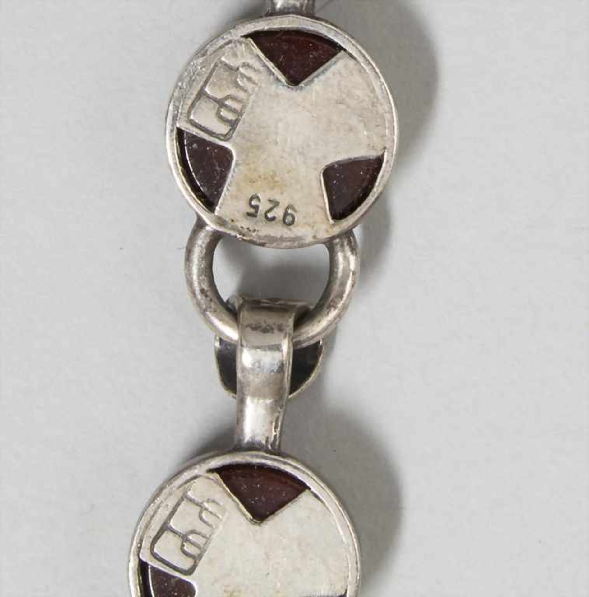 Armband in Silber / A silver bracelet, um 1970 - Bild 3 aus 3