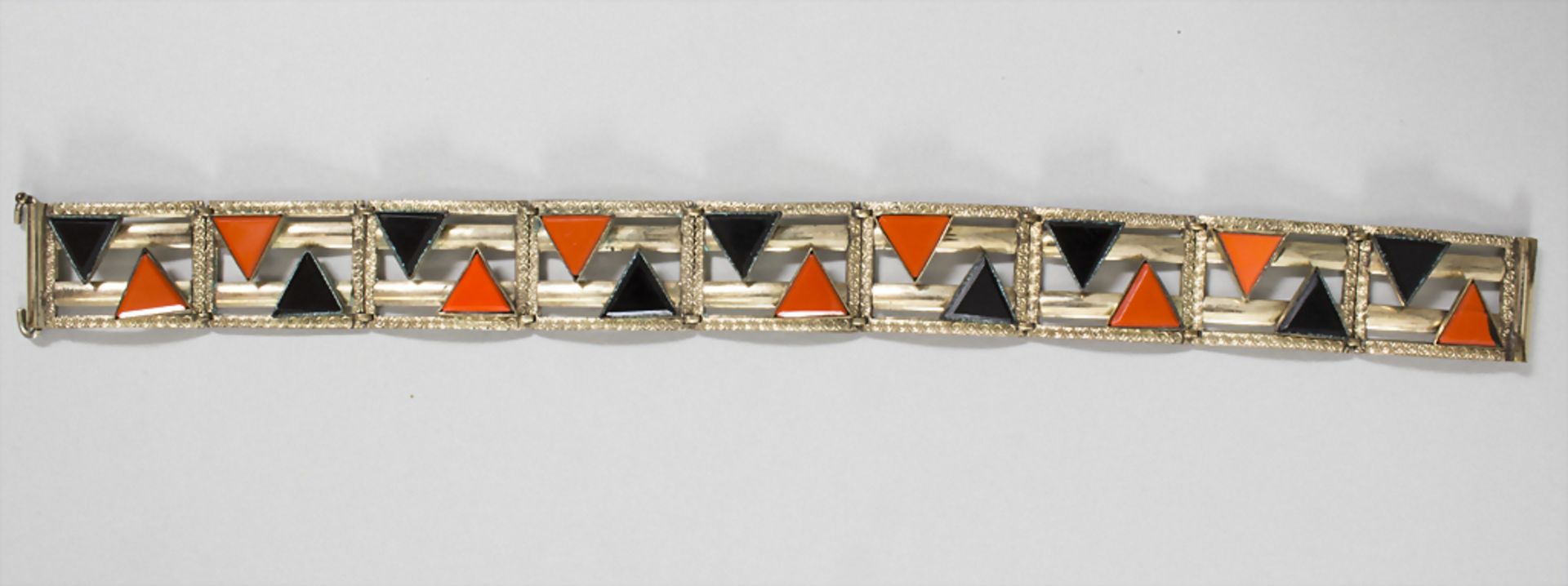 Art Déco Armband / An Art Deco bracelet, Pforzheim, um 1925 - Image 2 of 3