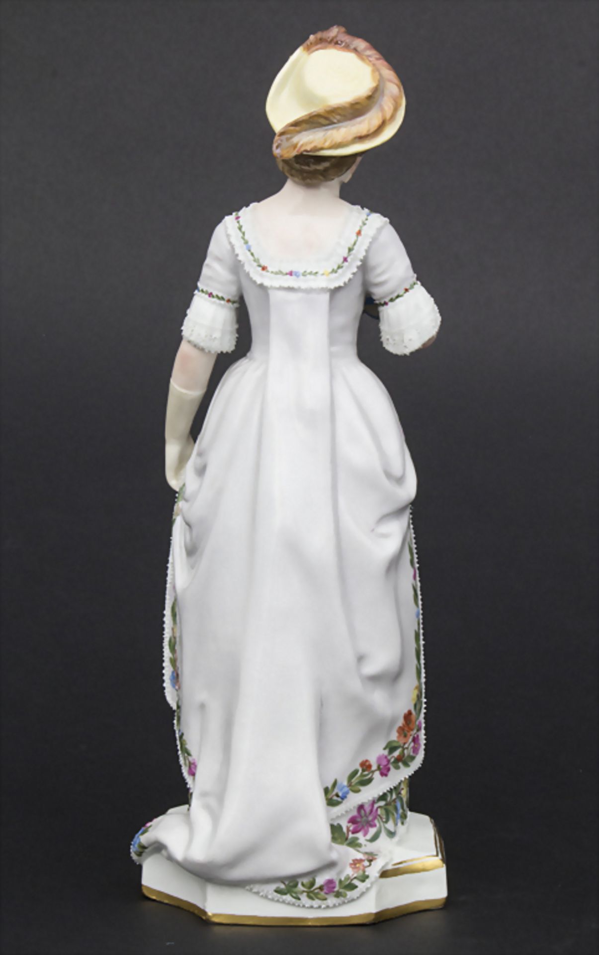 Seltene Figur einer Schauspielerin / A rare figure of an actress, Meissen, um 1890 - Image 4 of 8