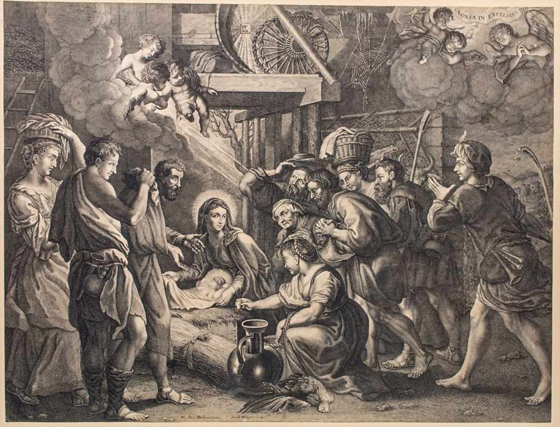 Jacob Wangner (c.1703-c.1781), nach Rubens 'Anbetung der Hirten' / after Ruben's 'Adoration of the