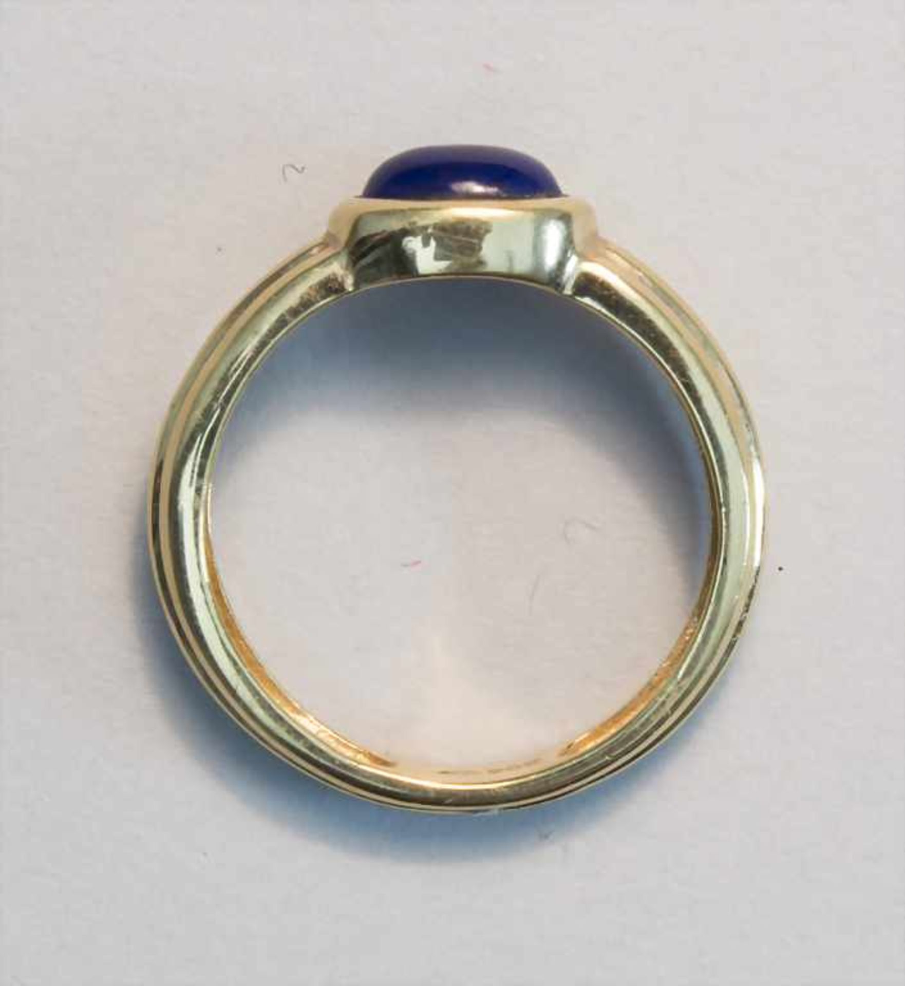 Damenring mit Lapislazuli / A ladies ring with lapis lazuli - Bild 4 aus 4