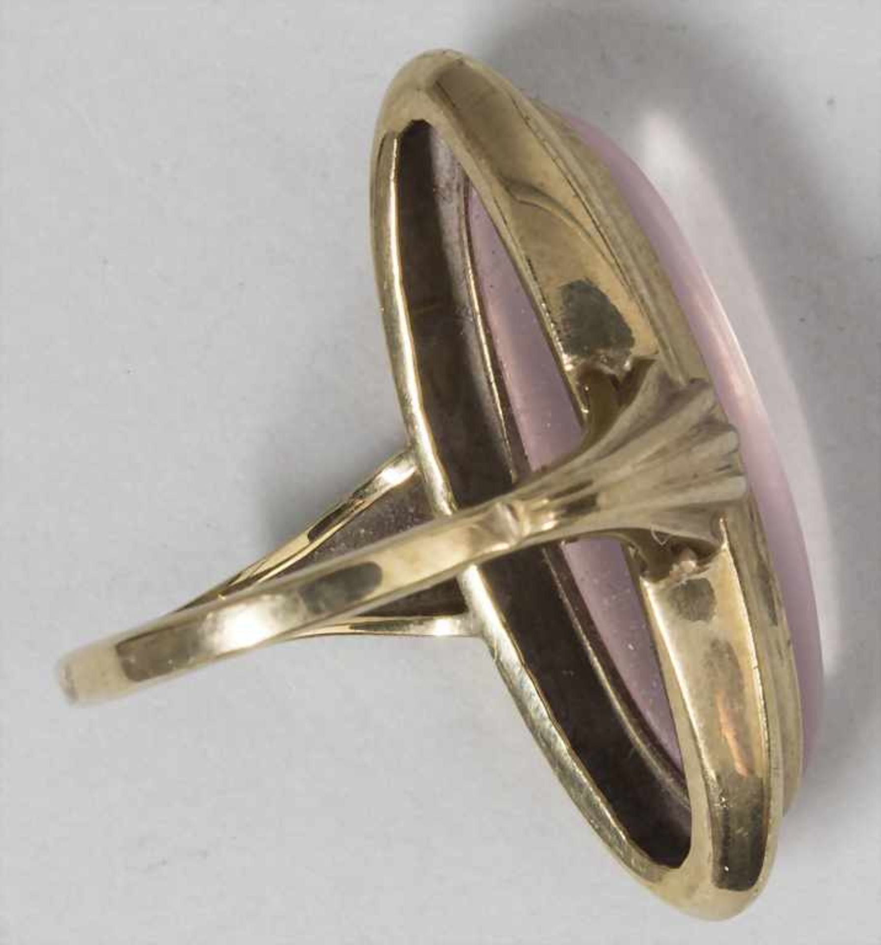 Damenring mit Rosenquarz / A ladies ring with rose quartz - Bild 3 aus 3