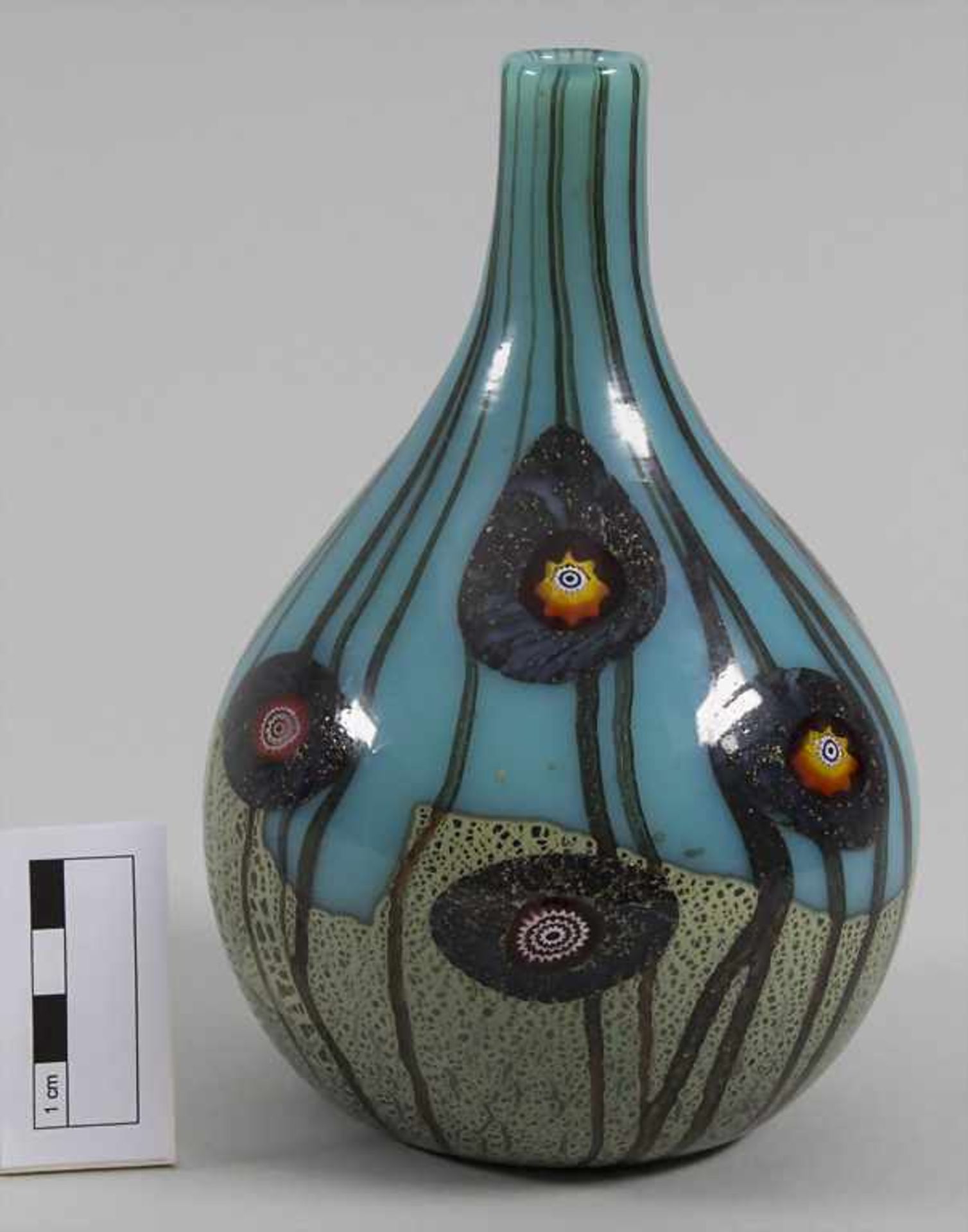 Glasziervase / A decorative vase, AVEM (Arte Vetraria Muranese), Entw. wohl Giulio Radi, Murano, - Image 2 of 6
