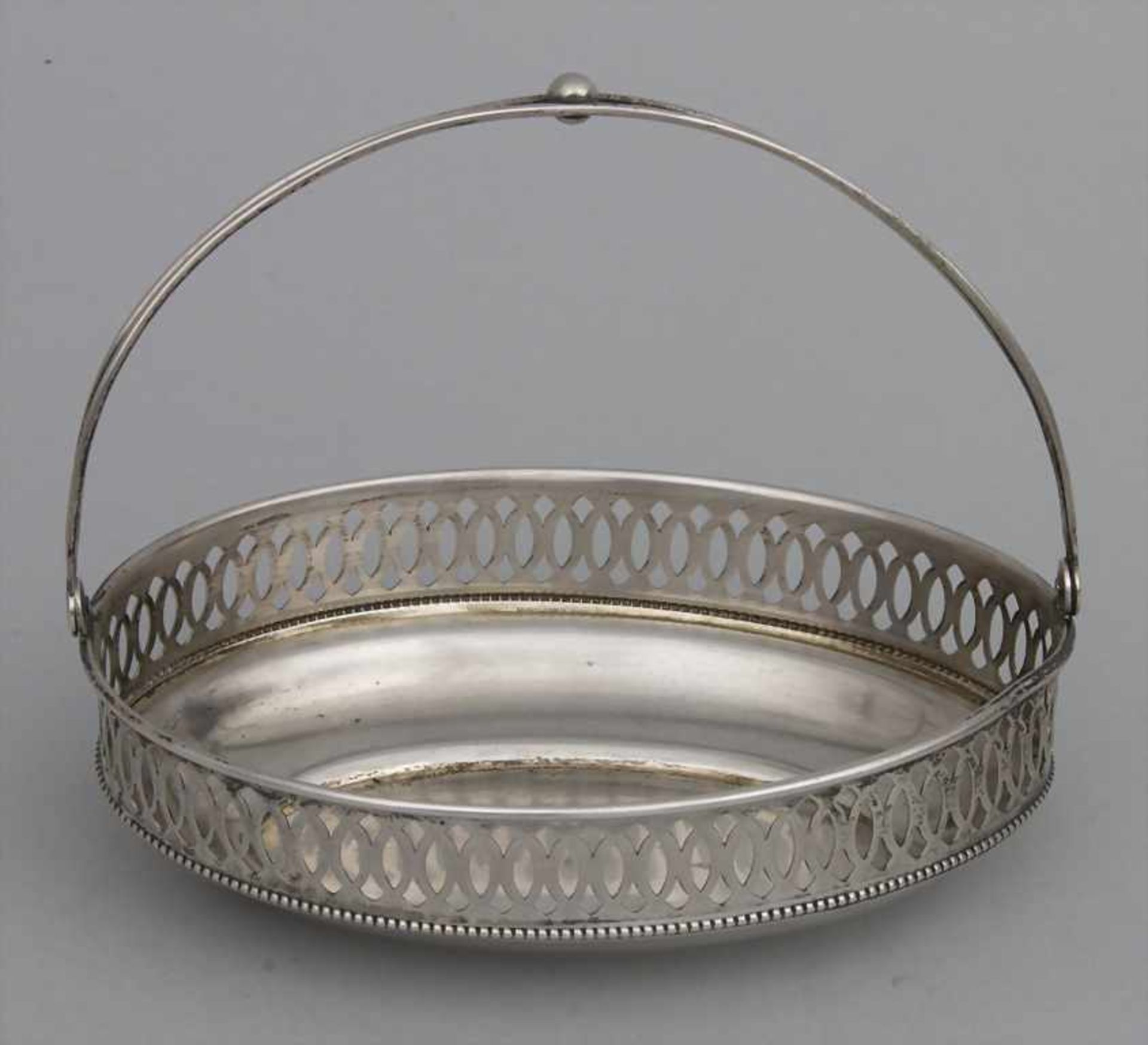 Henkelkorb / A silver basket, deutsch, um 1930