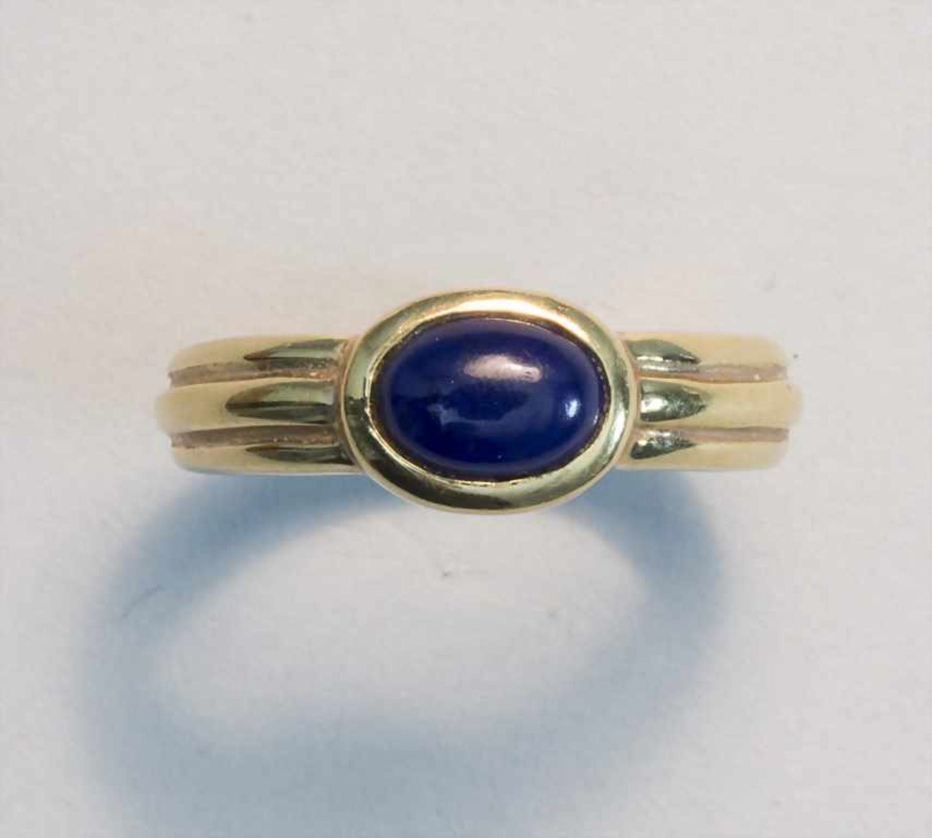 Damenring mit Lapislazuli / A ladies ring with lapis lazuli - Bild 2 aus 4