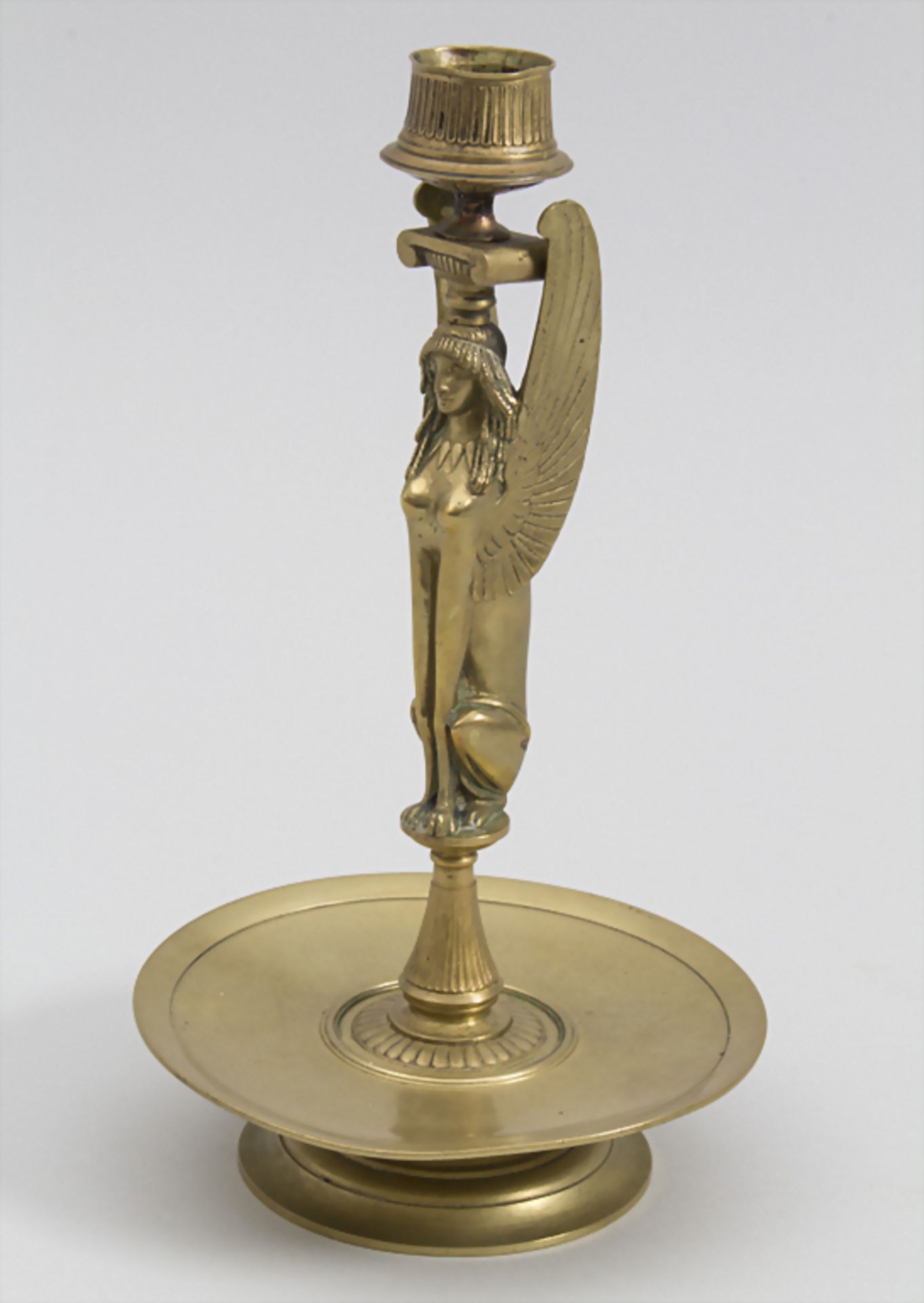 Figürlicher Kerzenleuchter 'Sphinx' / A figural candlestick 'sphinx', Paris, 1870