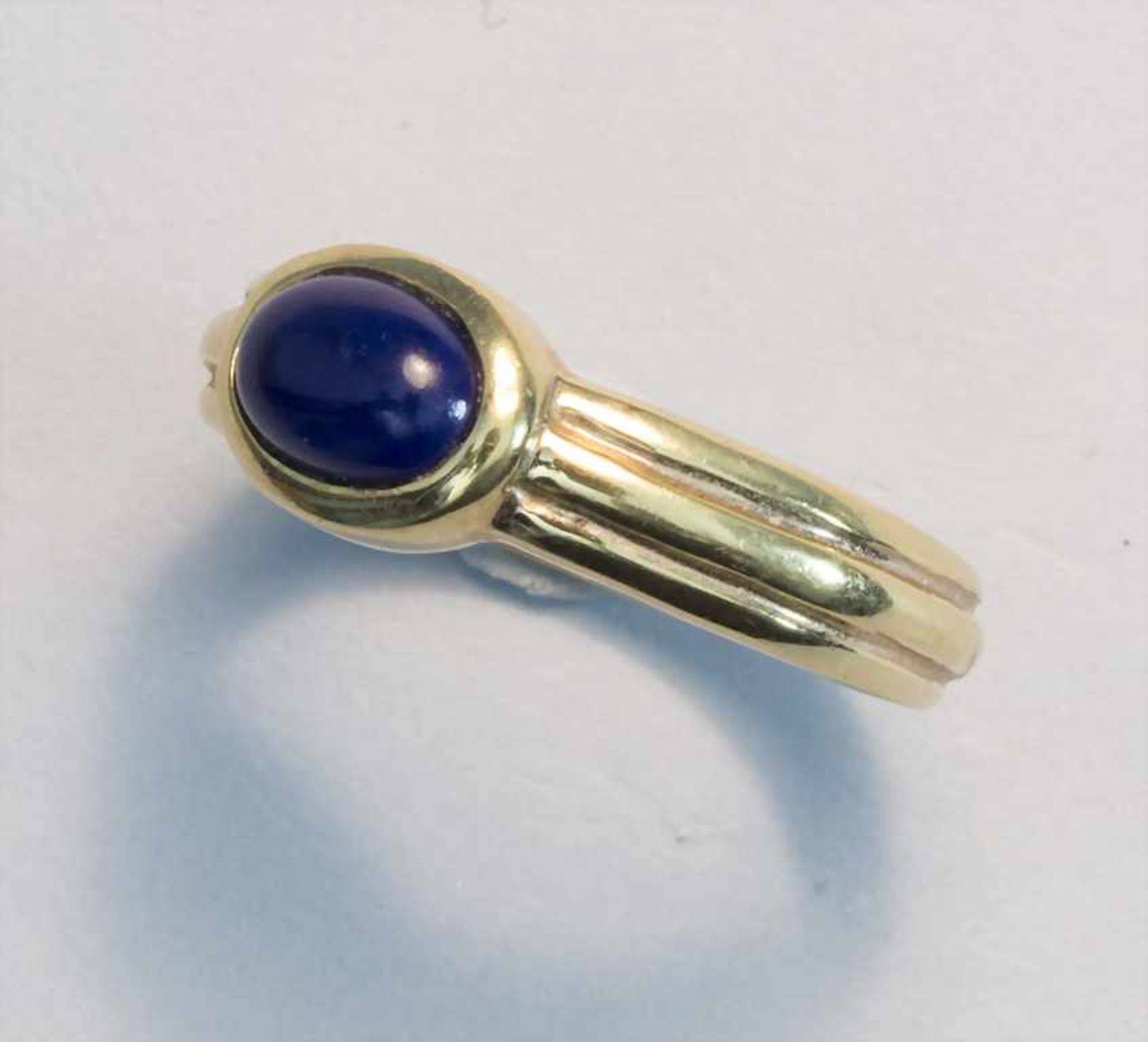 Damenring mit Lapislazuli / A ladies ring with lapis lazuli - Bild 3 aus 4