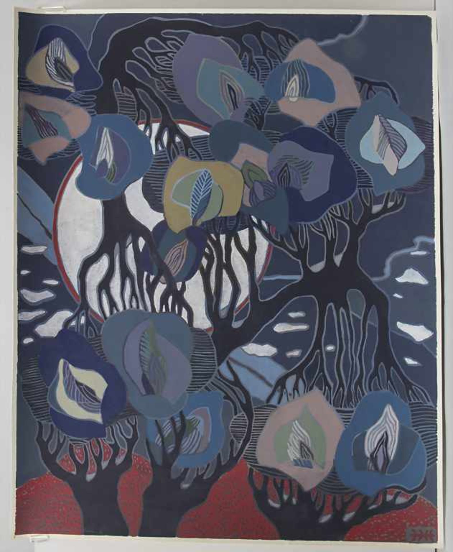Hilla Herzberg (*1928), 57 Farbholzschnitte 'Landschaft' und Stillleben' - Bild 3 aus 8