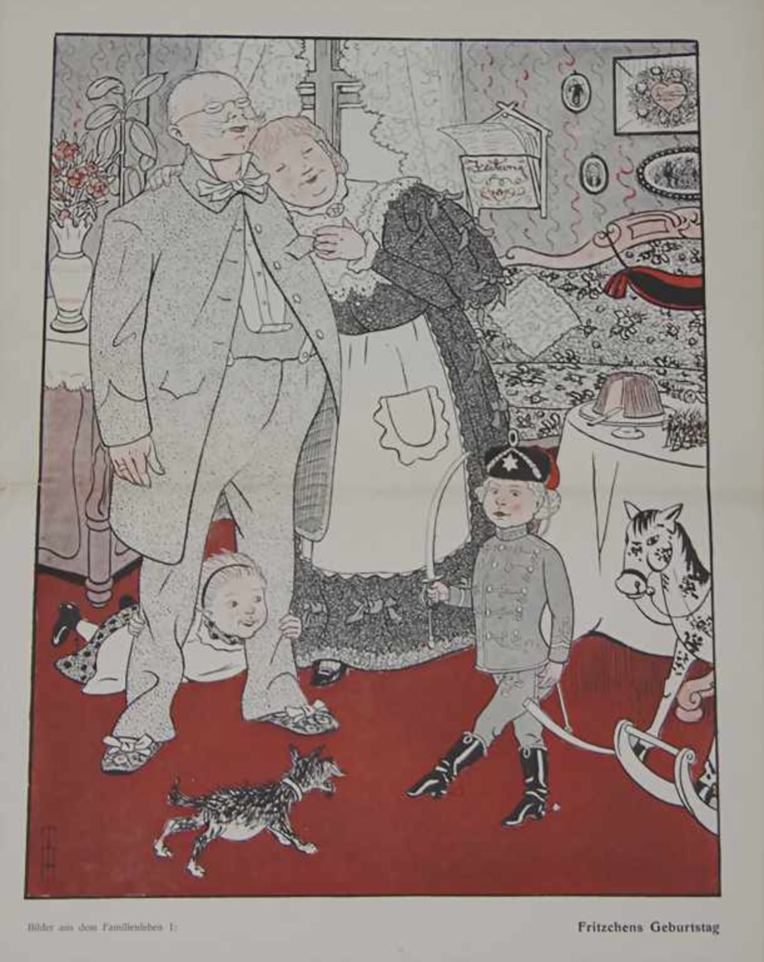 Hermann Esswein: 'Moderne Illustratoren', 8 Bände, um 1904-1906 - Bild 4 aus 6