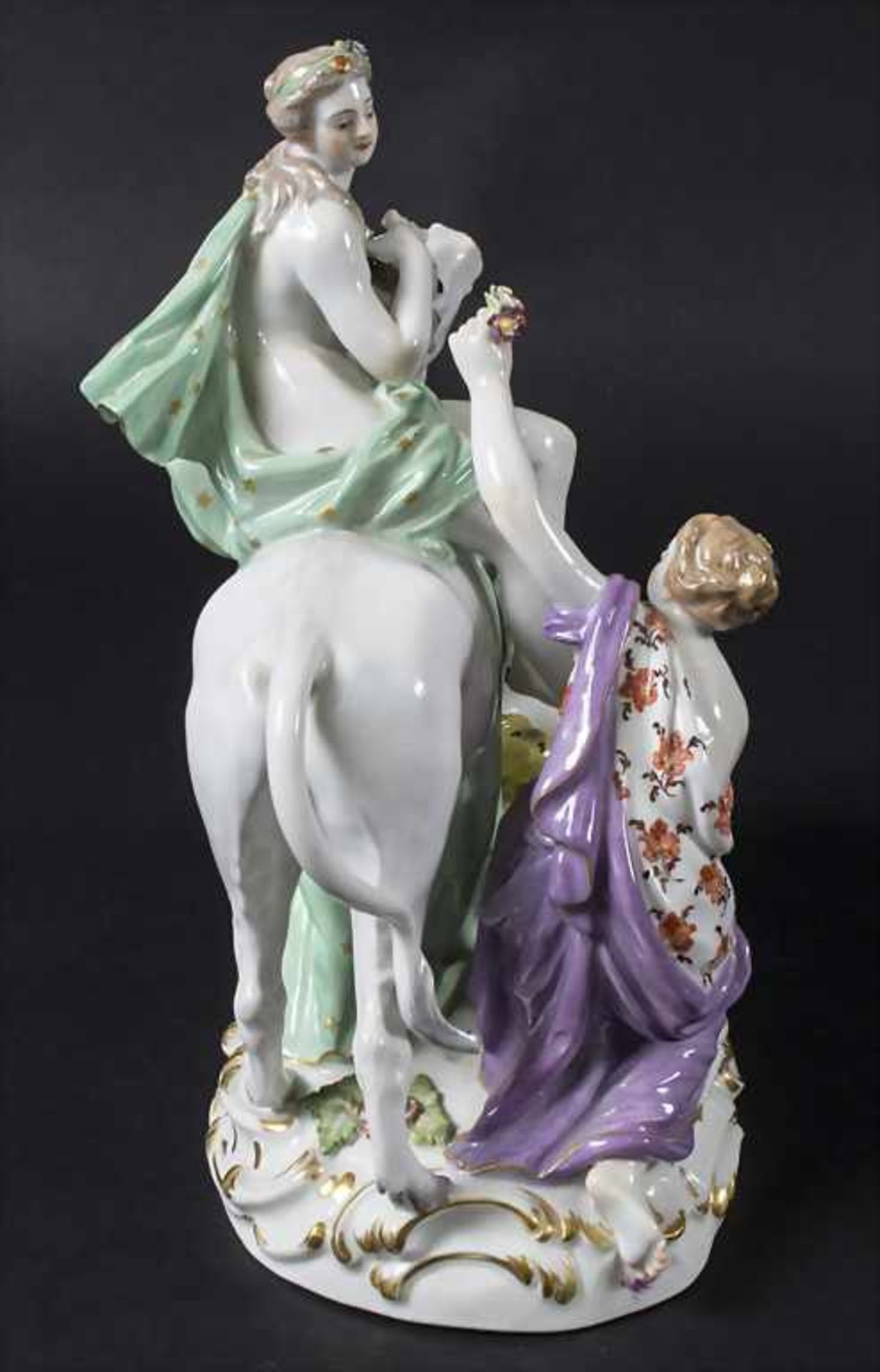 Figurengruppe Europa auf dem Stier / A figural group 'Europe on the bull', Meissen, 1. Hälfte 19. - Image 5 of 9