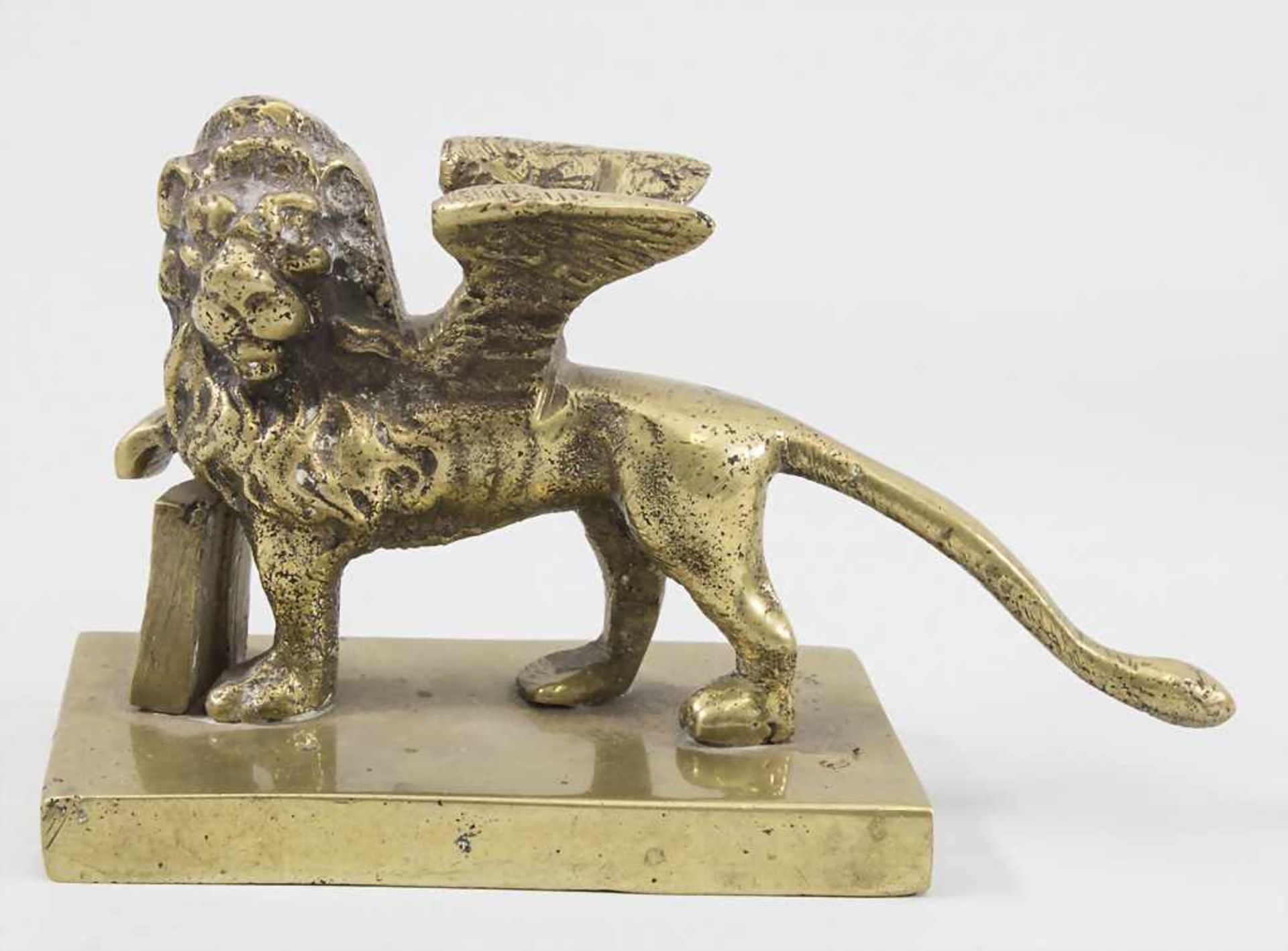 Tierfigur 'Markuslöwe' / An animal figure 'Marcus Lion', Venedig, 19. Jh.