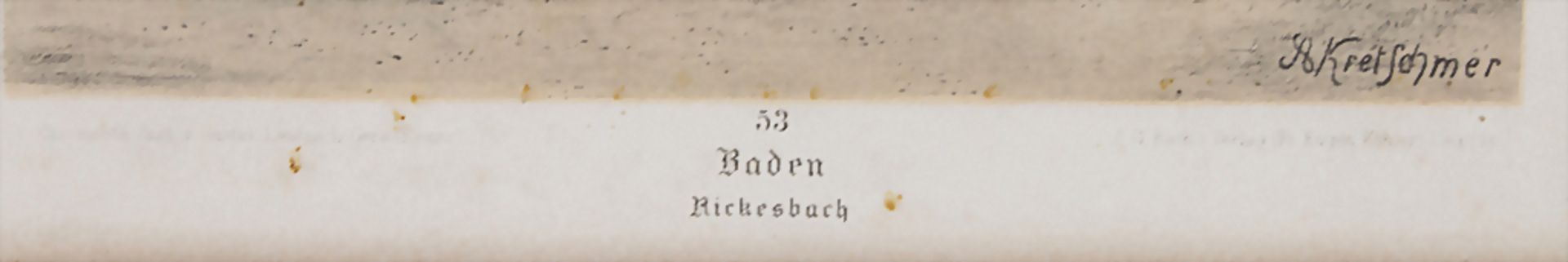 G. Leutzsch nach A. Kretschmer, Trachtenstudie 'Baden Rickesbach' / A study of traditional - Image 3 of 4