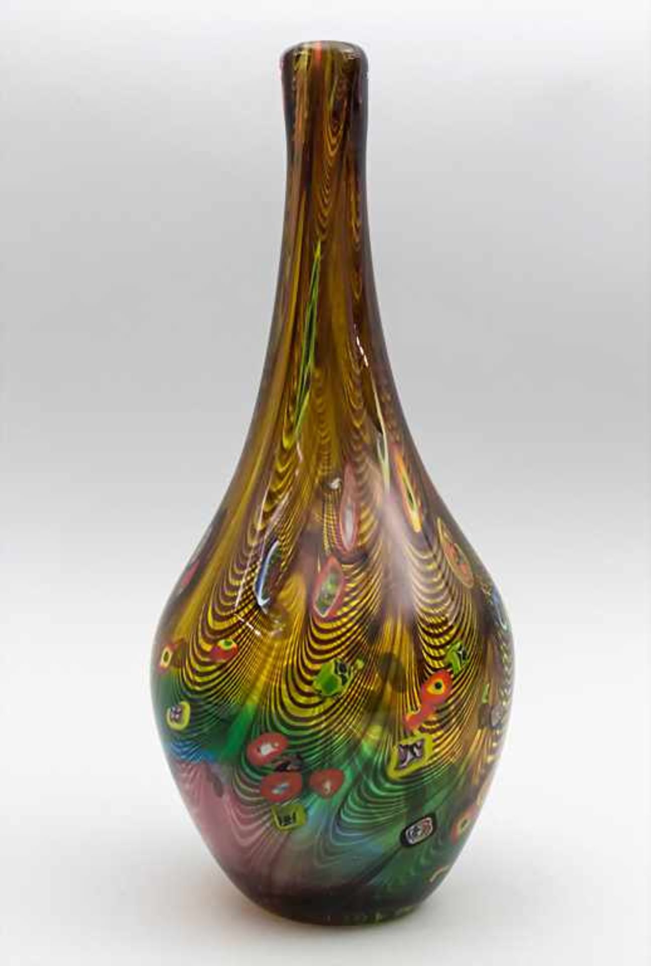Ziervase / A decorative vase, wohl Murano, um 1980