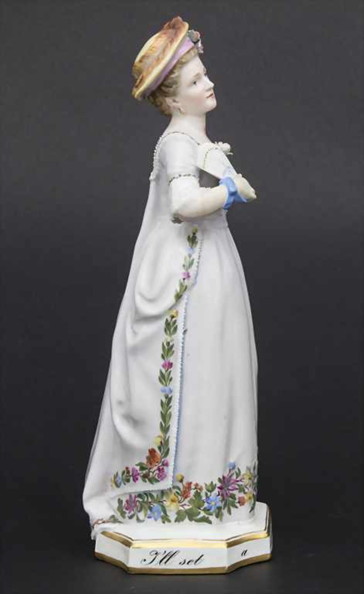 Seltene Figur einer Schauspielerin / A rare figure of an actress, Meissen, um 1890 - Bild 5 aus 8