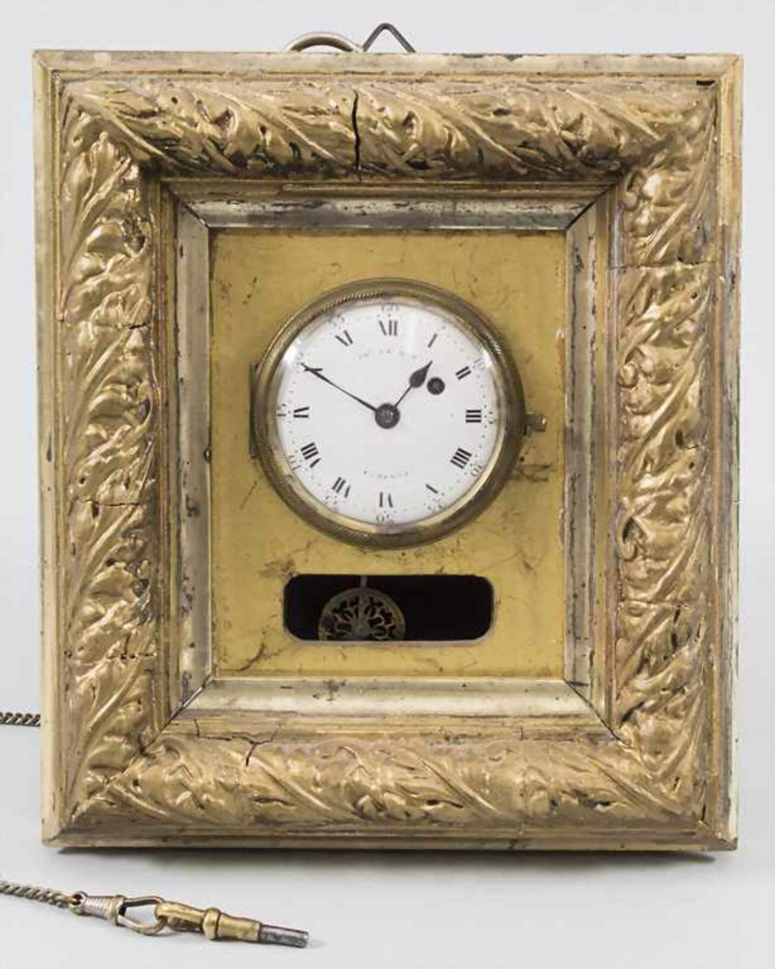 Rahmenuhr / A small wall clock, Charles le Roy, Paris, um 1800