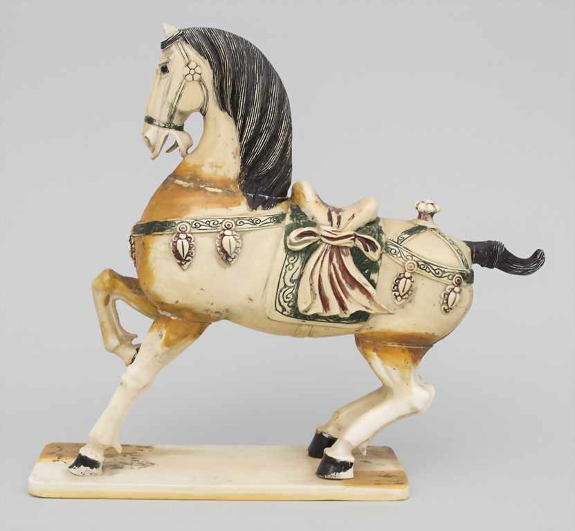 Tierfigur 'Pferd' / An animal figure 'Horse', China, 18. / 19. Jh. - Bild 2 aus 7