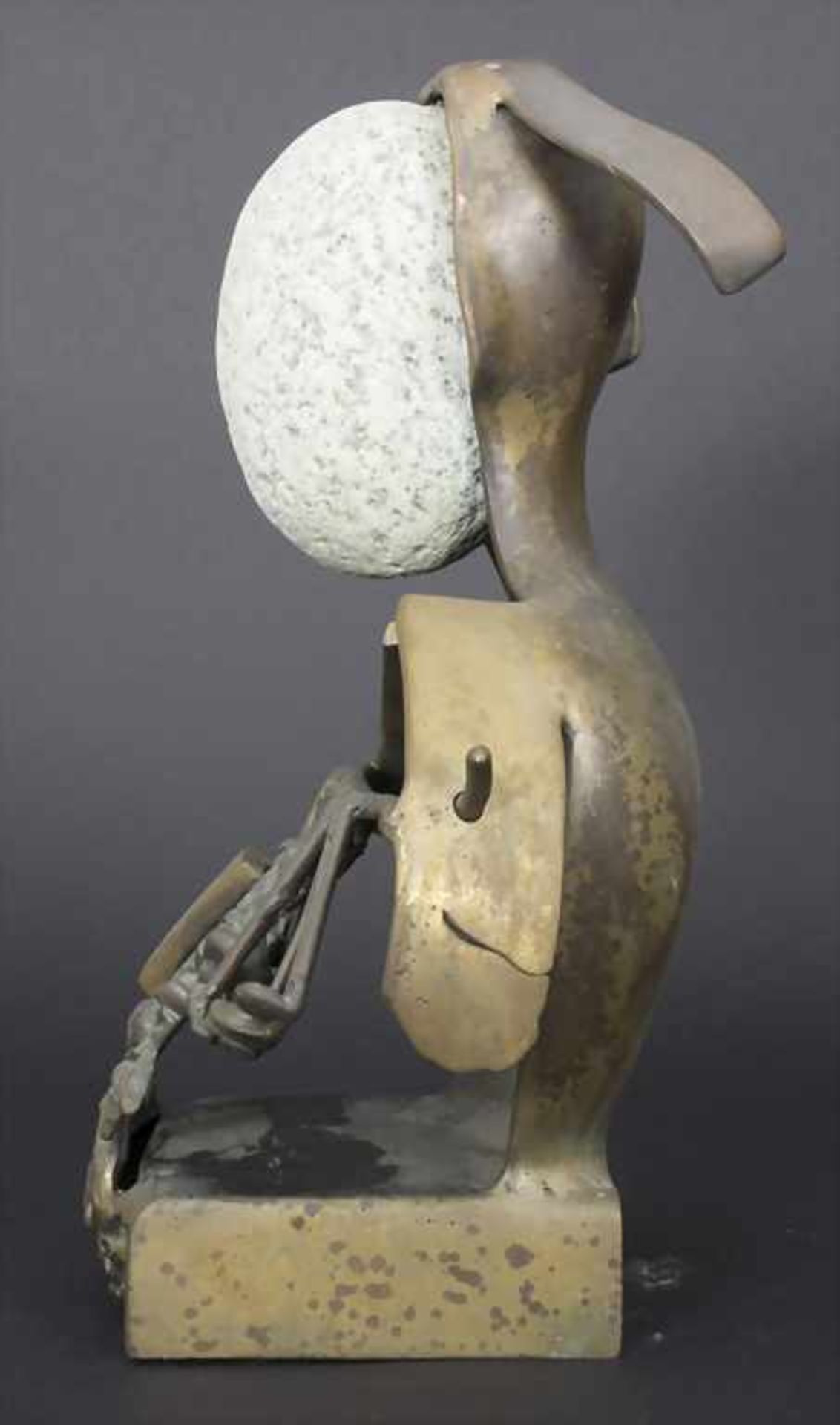 Alexander Detkos (*1939) (Zuschreibung / Attributed), 'Büste mit Steingesicht' / 'A bust with - Bild 3 aus 6