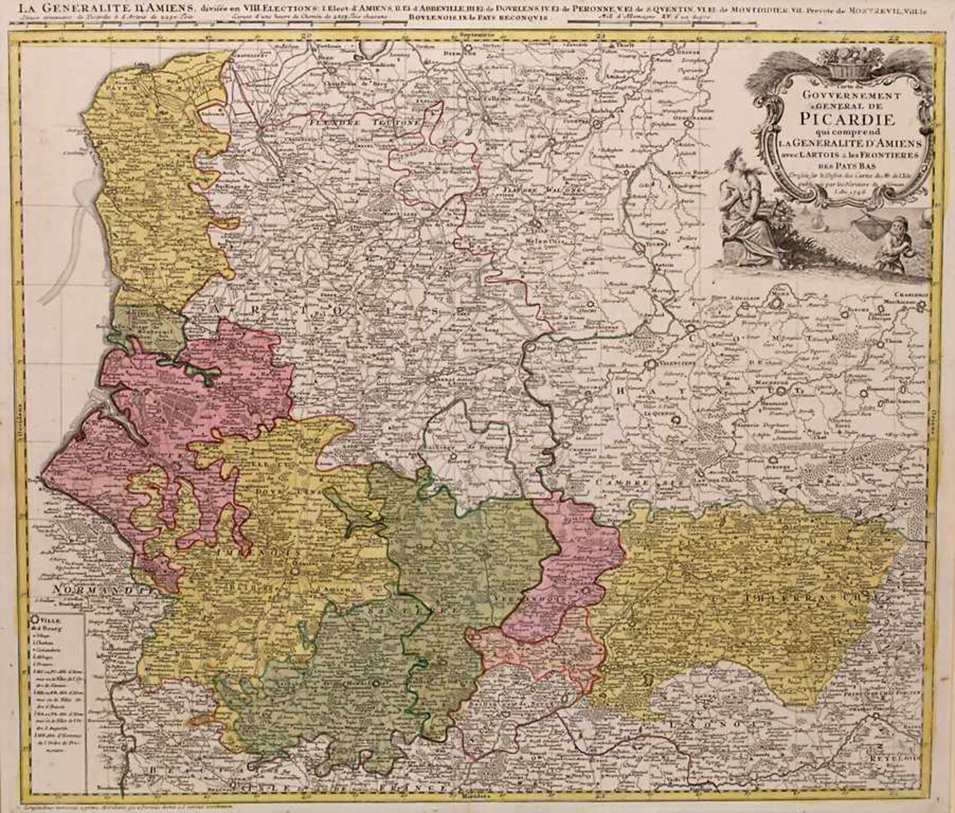 Konvolut 10 Historische Landkarten / A collection of historic maps - Image 8 of 10