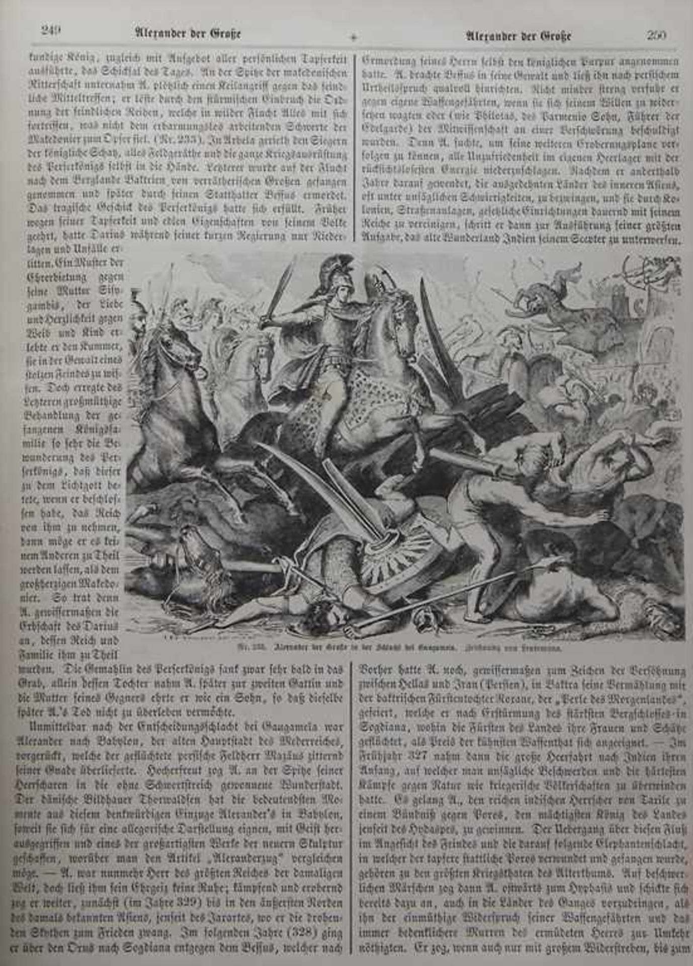 Spamers Illustrirtes Konversations-Lexikon für das Volk, 8 Bände, Leipzig, 1870 - Image 3 of 4
