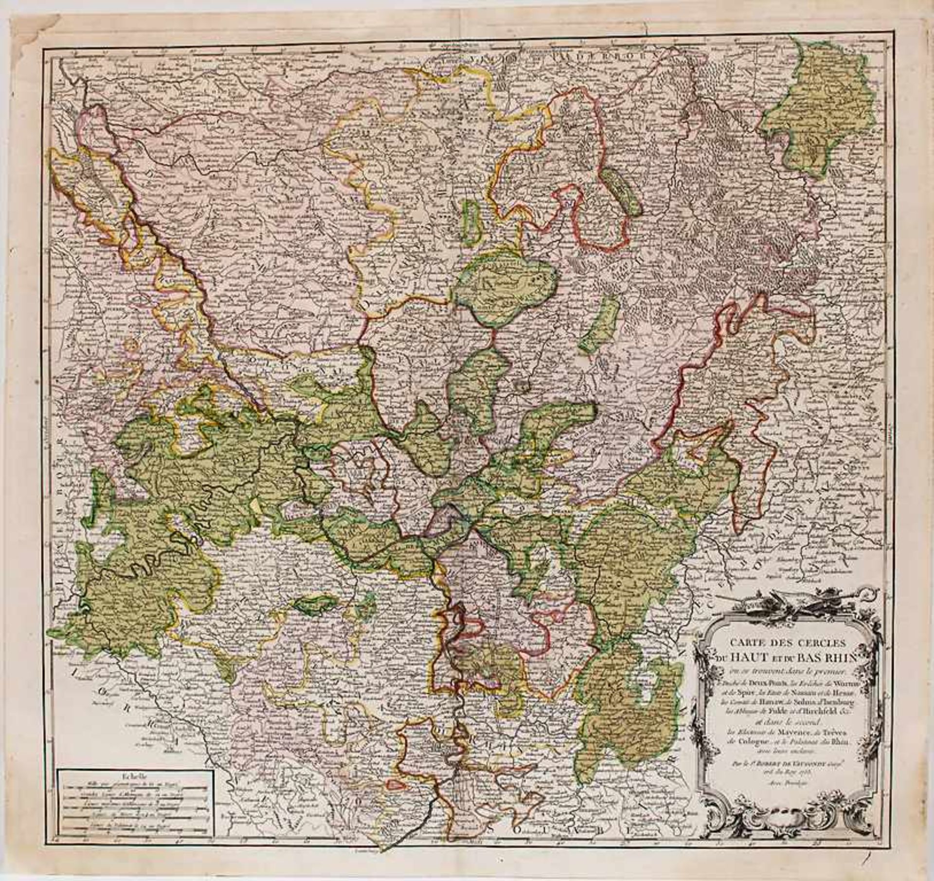Konvolut 10 Historische Landkarten / A collection of historic maps - Image 5 of 10