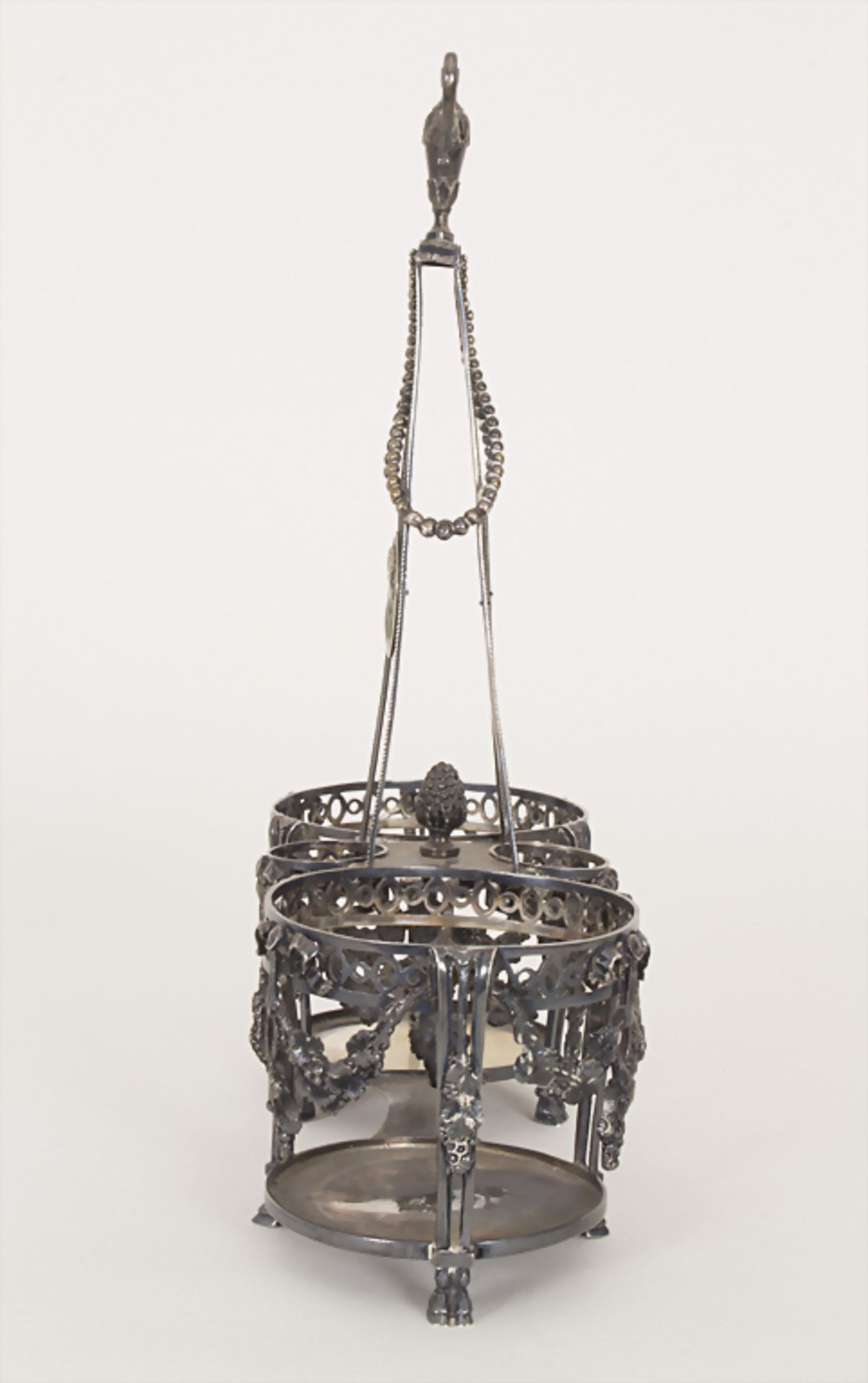 Louis-Seize Menage / A Louis-seize silver cruet stand, Namur, 1789 - Bild 3 aus 9