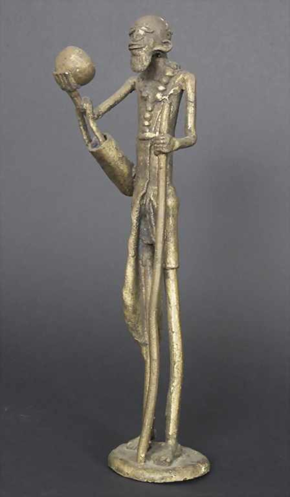 Bronzefigur 'Der Bettler' / A bronze figure 'The beggar' - Image 2 of 5