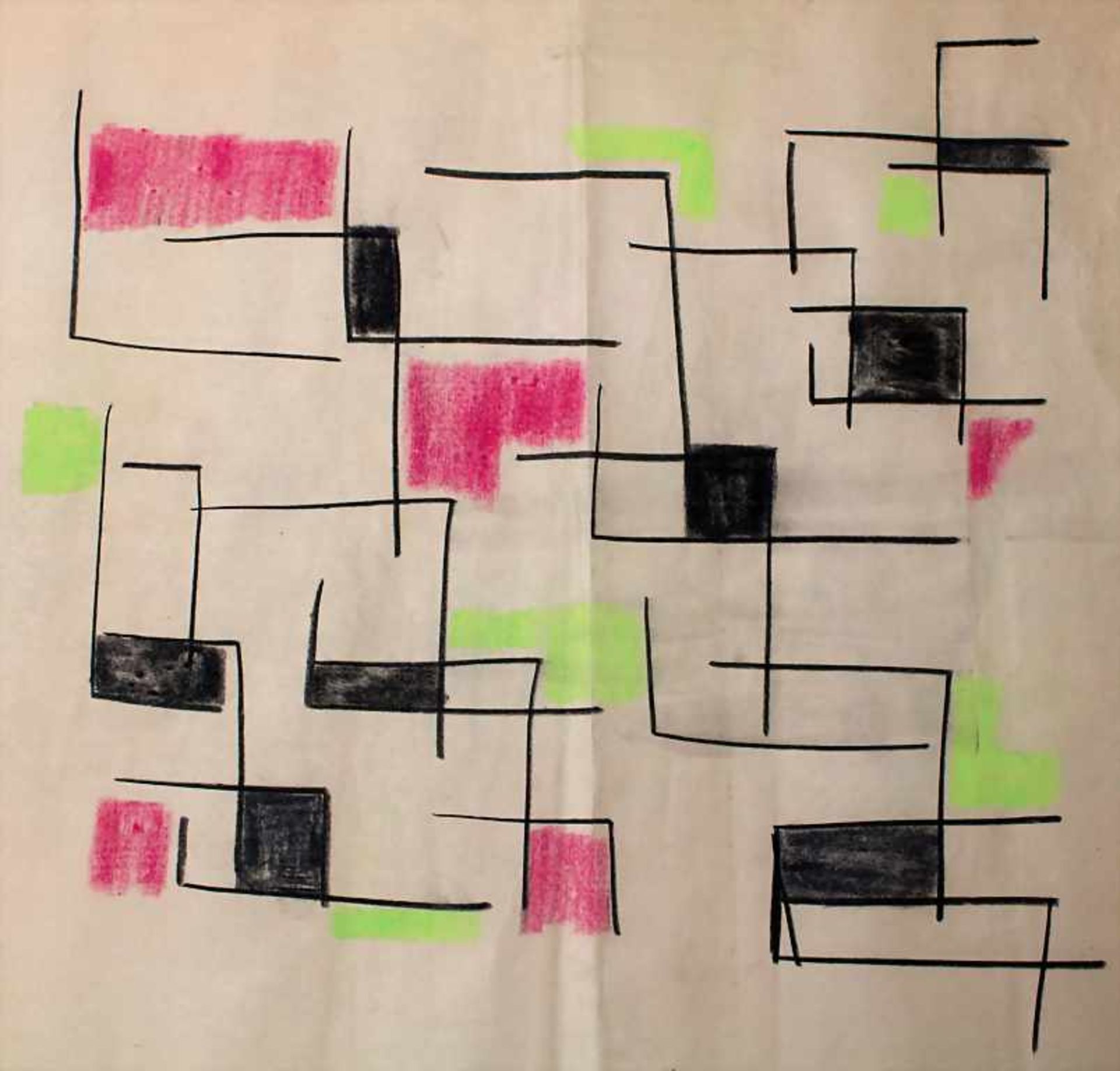 Künstler des 20. Jh., '8 abstrakte Kompositionen' / '8 abstract compositions' - Image 5 of 7
