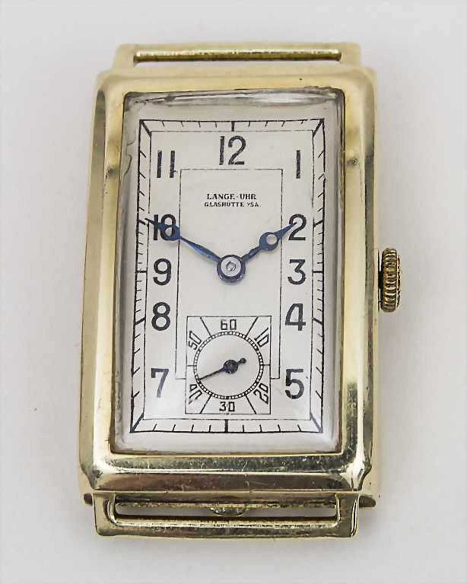 Herrenarmbanduhr / Wristwatch, LANGE-Uhr, Glashütte in Sachsen, ca. 1942
