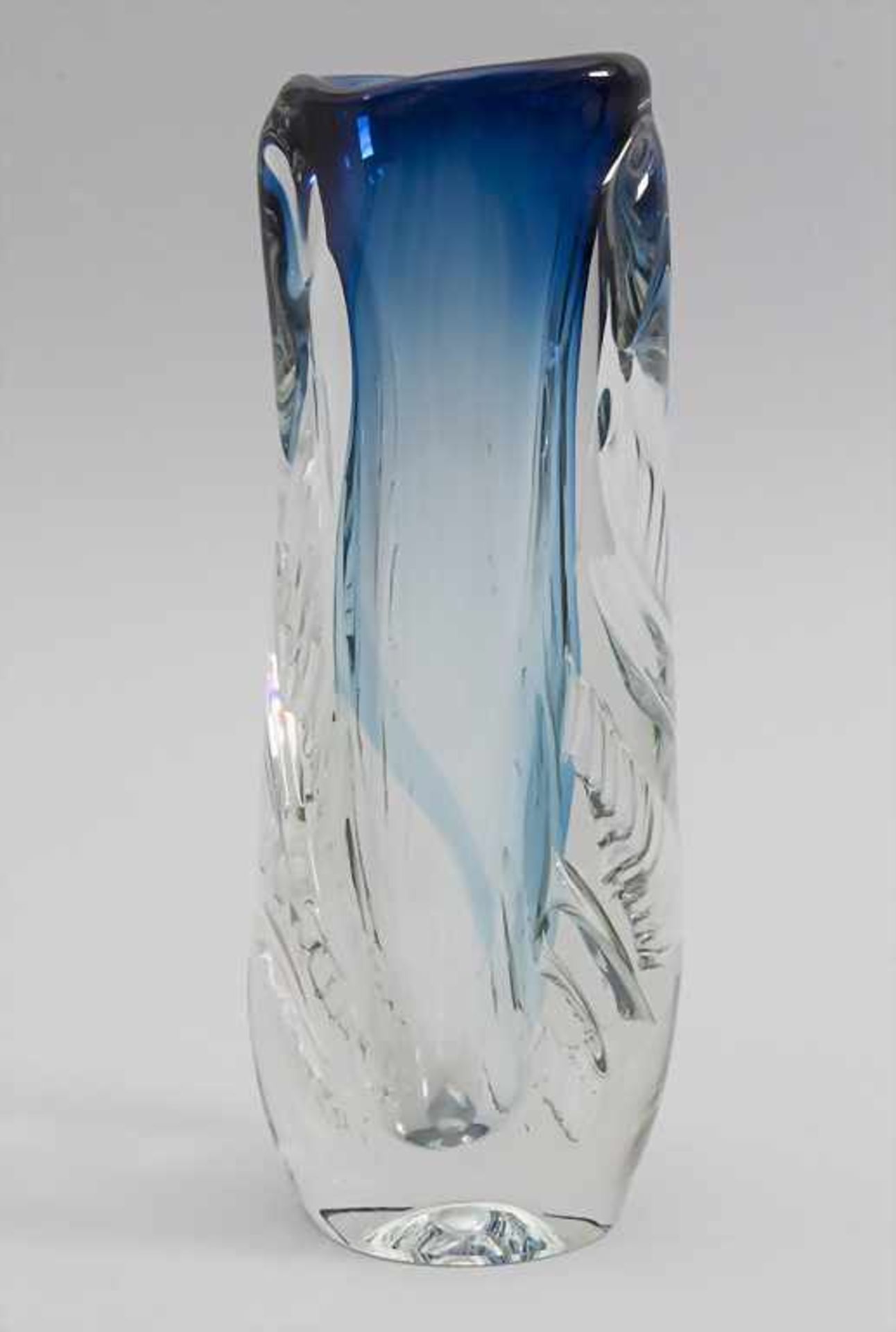 Ziervase / A decorative vase, Graal Glashütte, Dürnau, Entw. Prof. Konrad Habermeier, 70er - Bild 3 aus 6