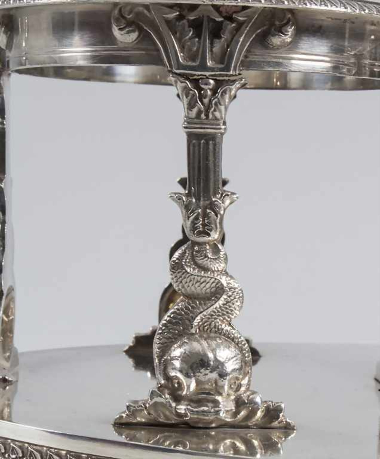 Paar Empire Menagen / A pair of Empire silver cruet stands, Jean Baptiste Claude Odiot, Paris, um - Image 25 of 25