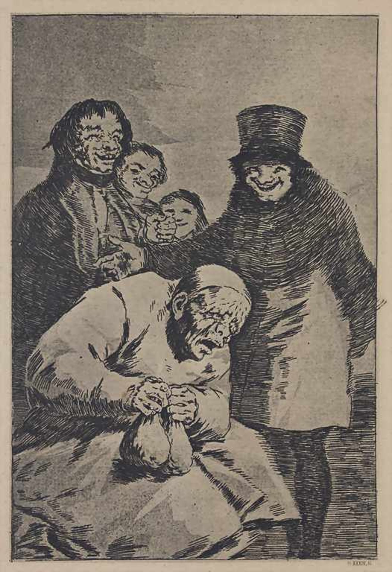 Francisco de Goya (1746-1828), 'Los Capricho: Esconderlos à Por que?'