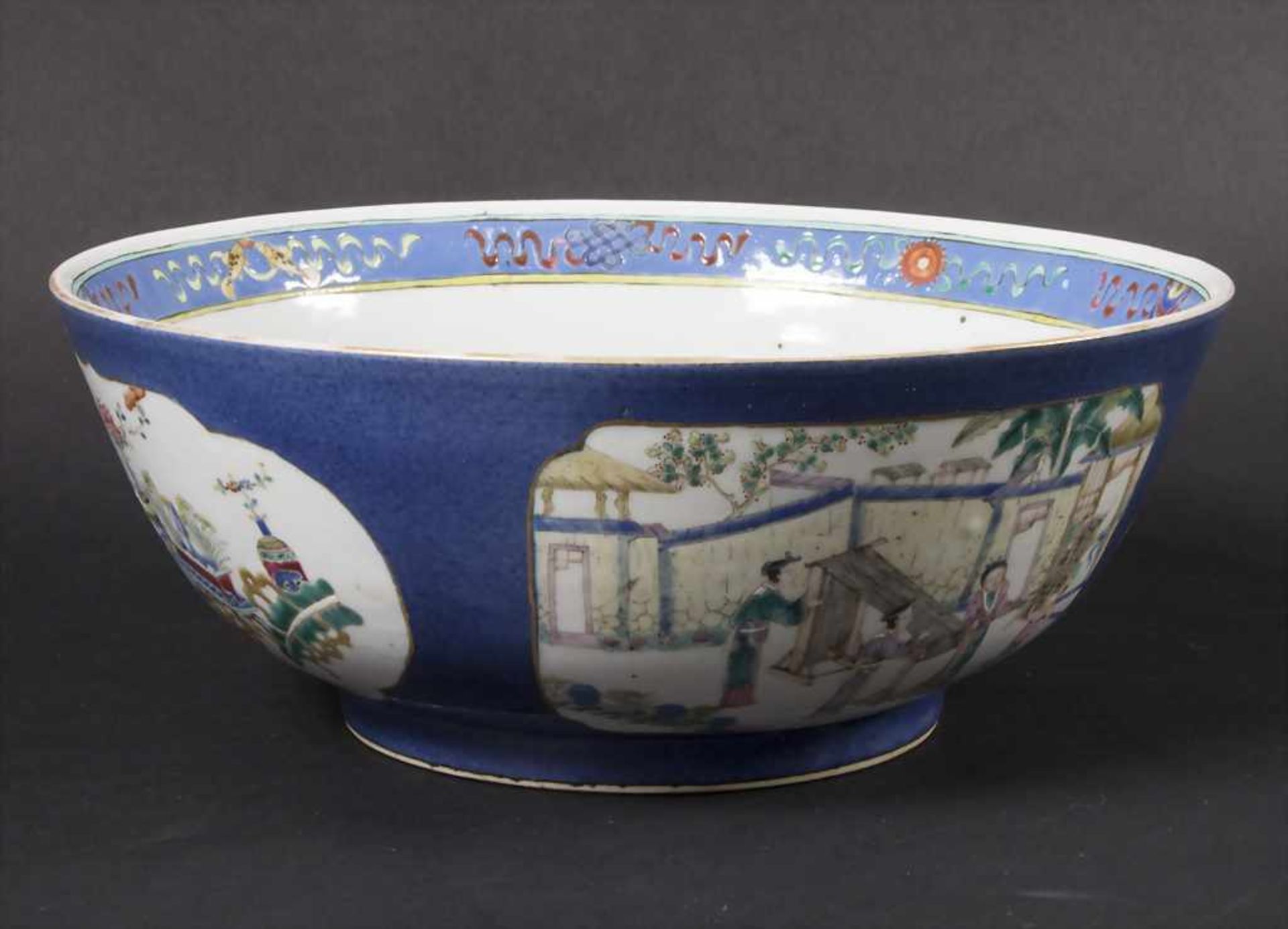 Große Kumme, China, gemarkt Kangxi (1662-1723) - Bild 6 aus 14