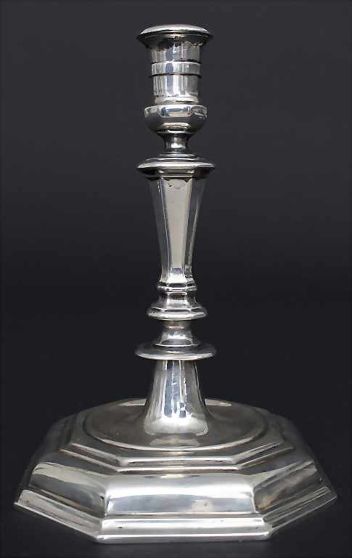 Barock Kerzenleuchter / A baroque silver candlestick, Hermannstadt / Nagyszeben, um 1750