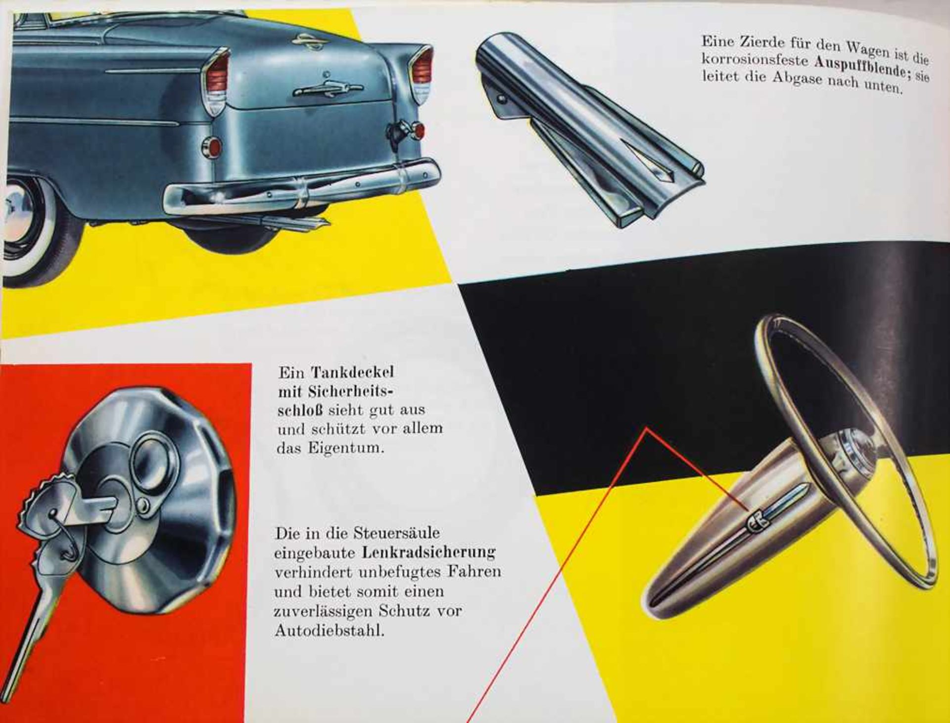 Verkaufsprospekt / A sales prospectus, 'Anerkanntes Opel Zubehör', 1956 - Bild 4 aus 7