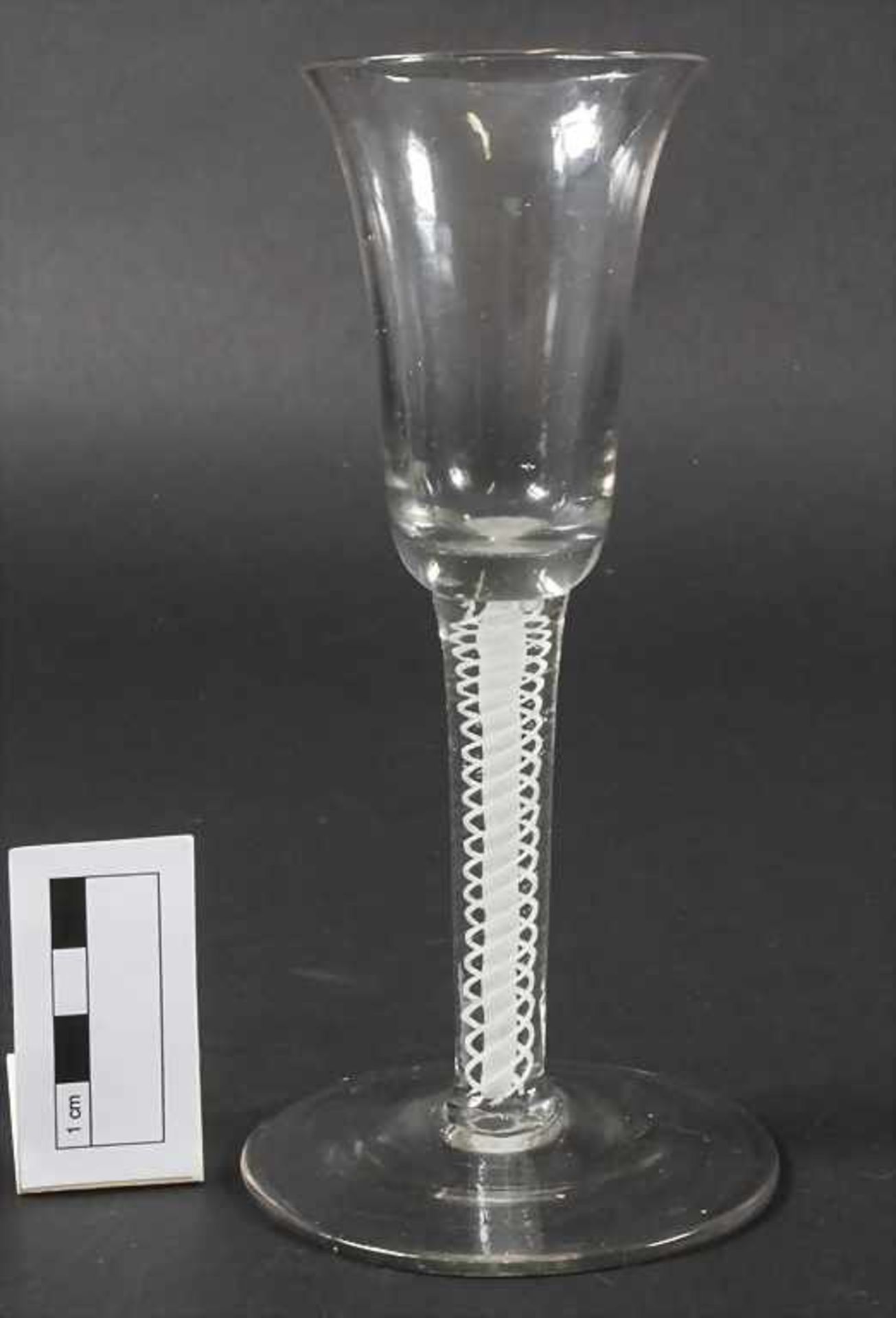 Fadenglas / An ale glass with threads, deutsch, um 1770 - Image 2 of 4