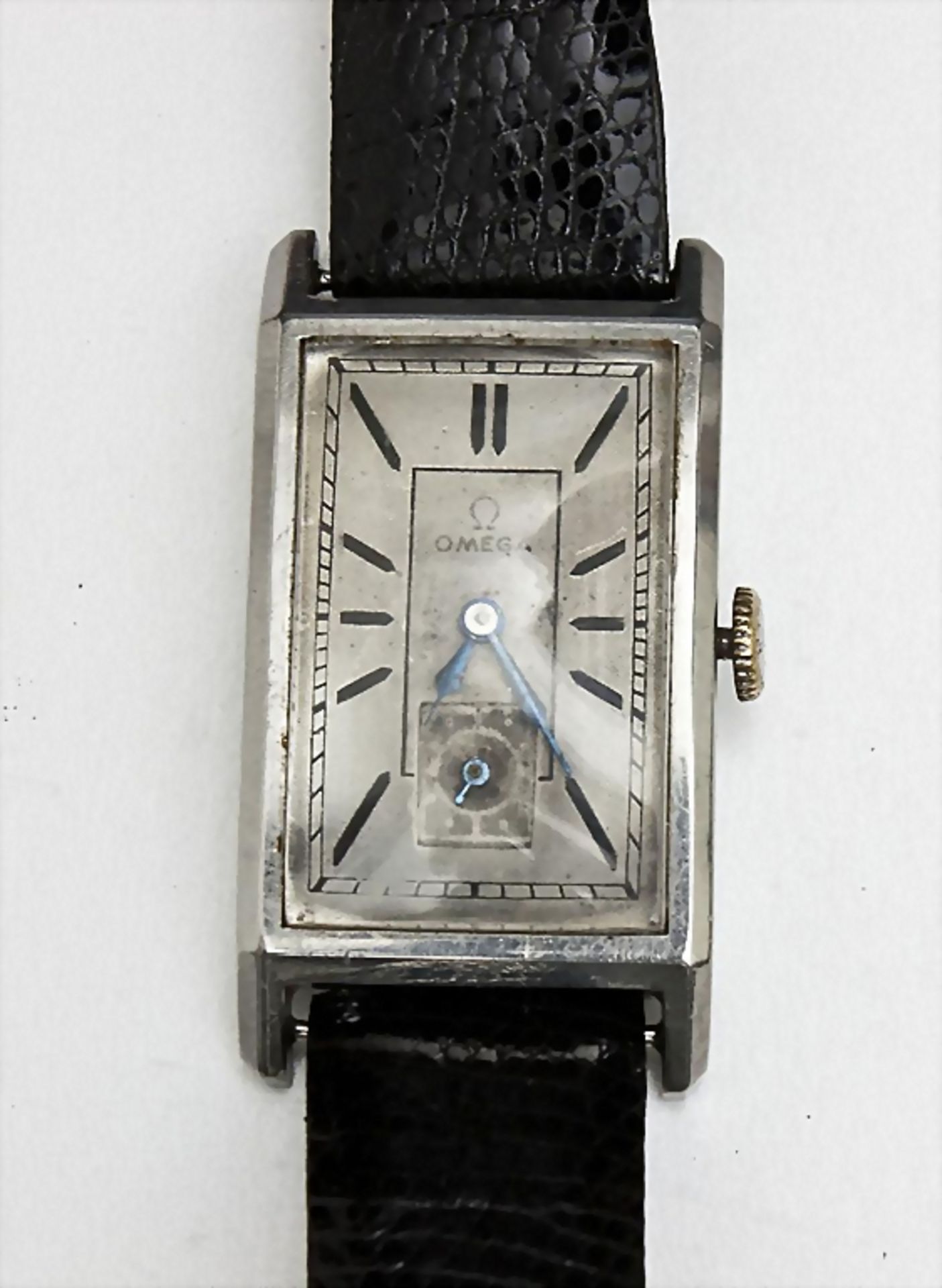 Art Déco-Herrenarmbanduhr, Omega, Schweiz um 1935