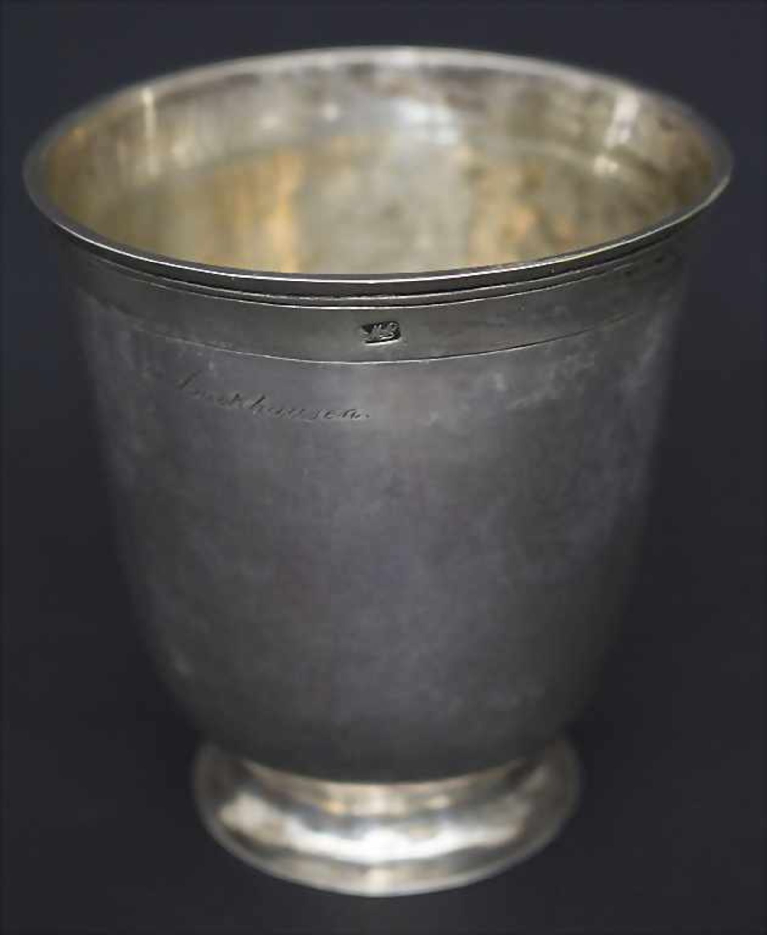 Becher / A silver beaker / goblet, Petiscus, Berlin, um 1780