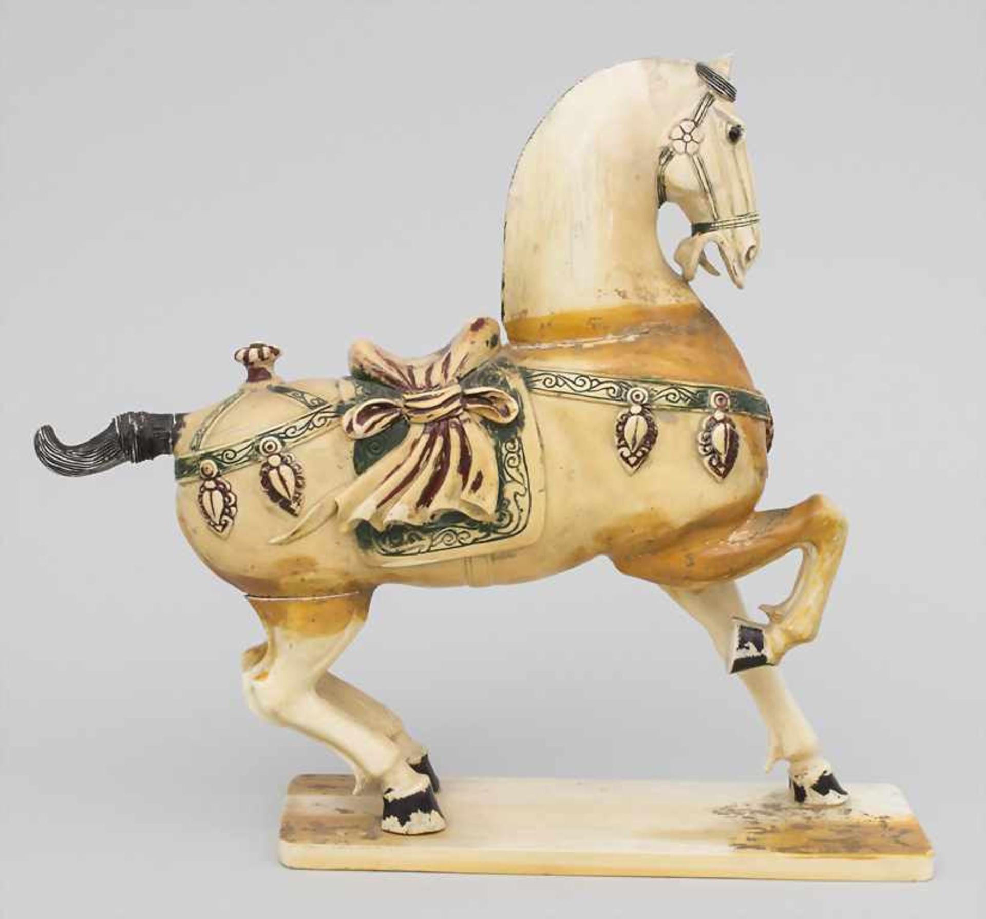 Tierfigur 'Pferd' / An animal figure 'Horse', China, 18. / 19. Jh. - Bild 4 aus 7