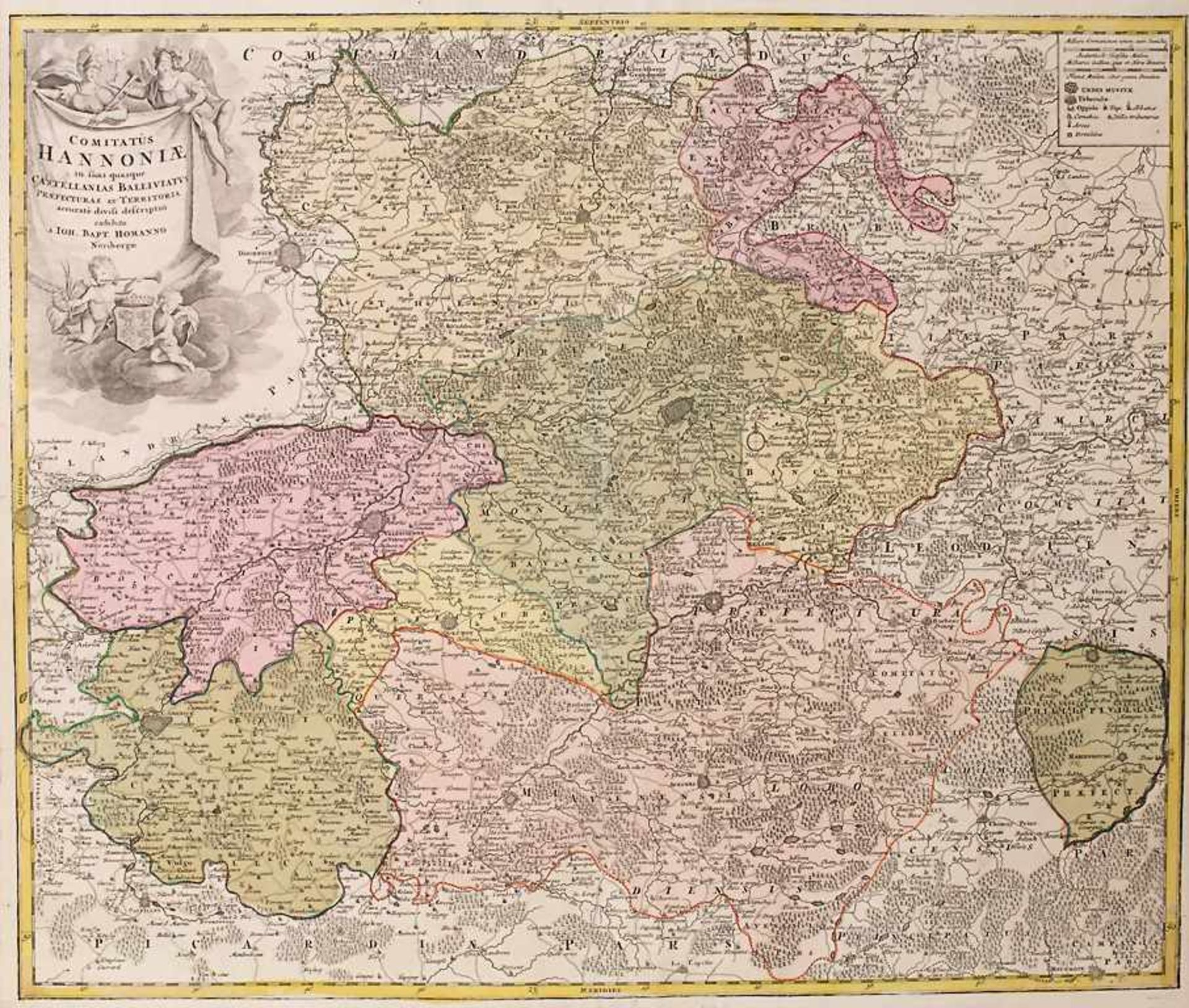 Konvolut 10 Historische Landkarten / A collection of historic maps - Image 9 of 10