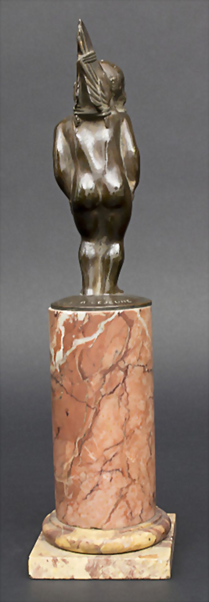 Jugendstil Putto / Art Nouveau Putto, Louis Aimé Lejeune, 1884-1969 - Bild 3 aus 4