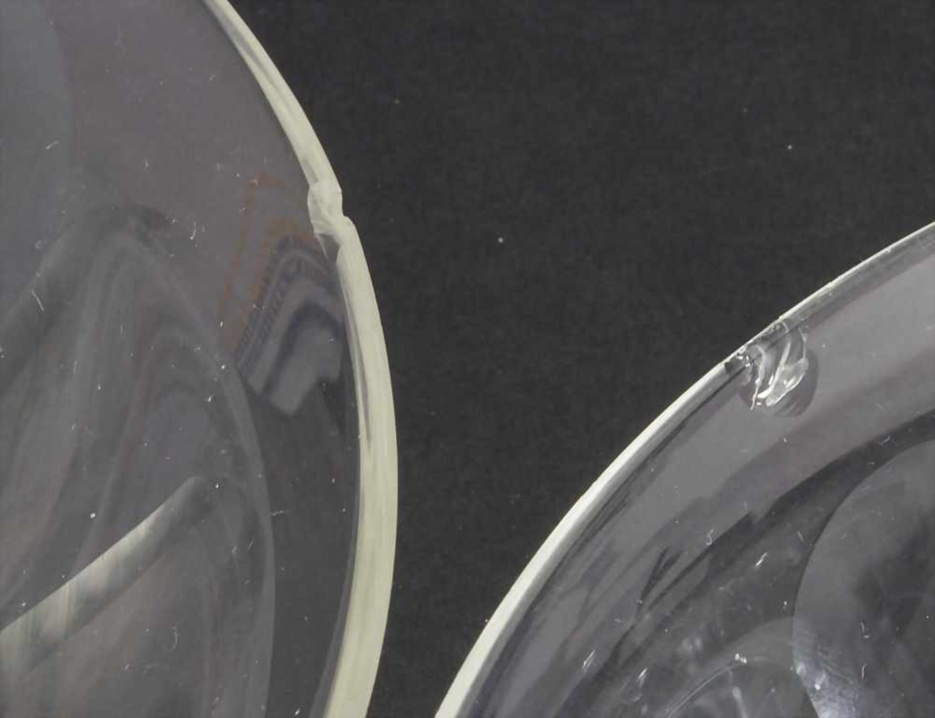 6 Glasschalen / 6 glass bowls, J. & L. Lobmeyr, Wien, um 1900 - Image 3 of 3