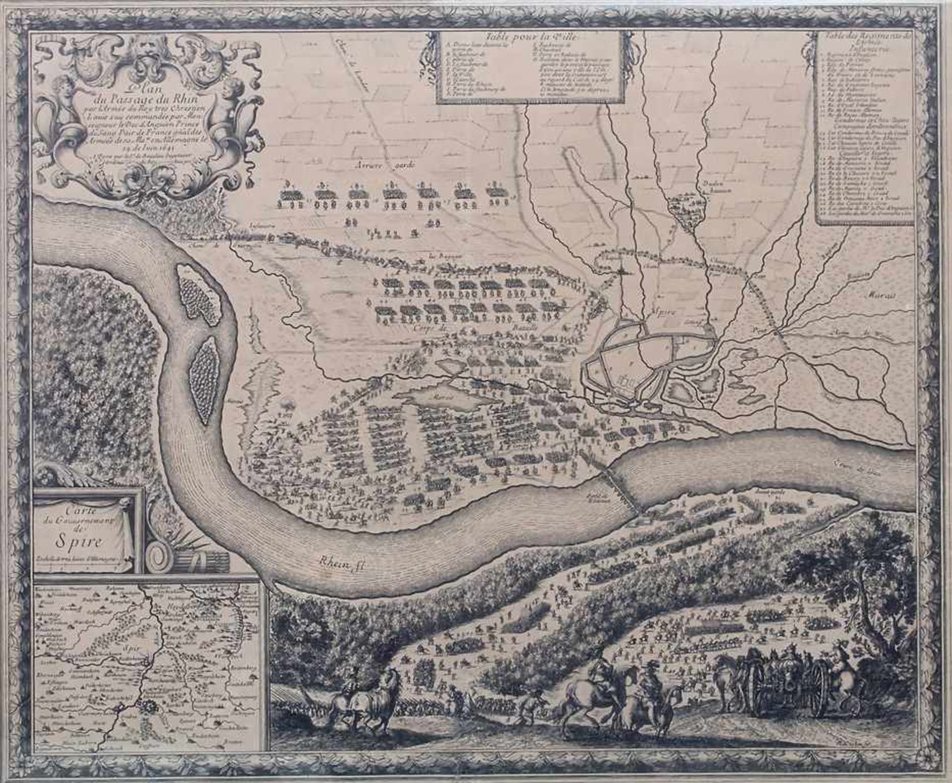 Konvolut Historische Landkarten/Stadtansichten / A collection of historic maps - Bild 4 aus 7