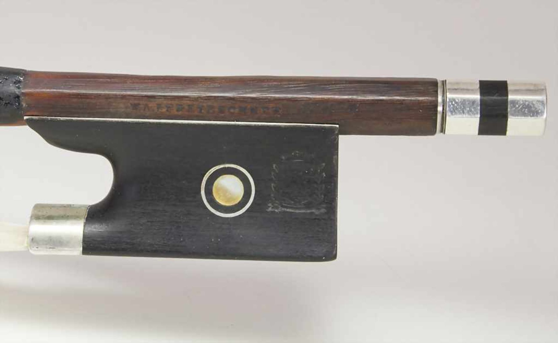 Violinbogen / A violin bow, 'W. A. PFRETZSCHNER', Markneukirchen