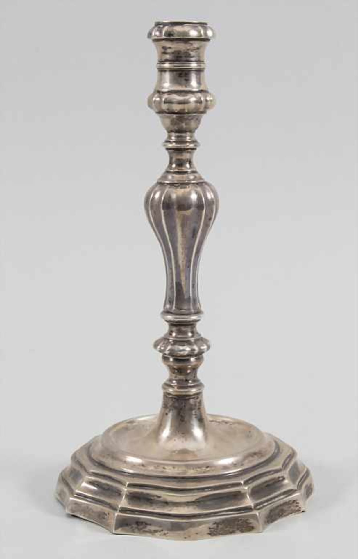 Paar Florentiner Barock Leuchter / A pair of Florence Baroque silver candlesticks, wohl Massimiliano - Image 5 of 18