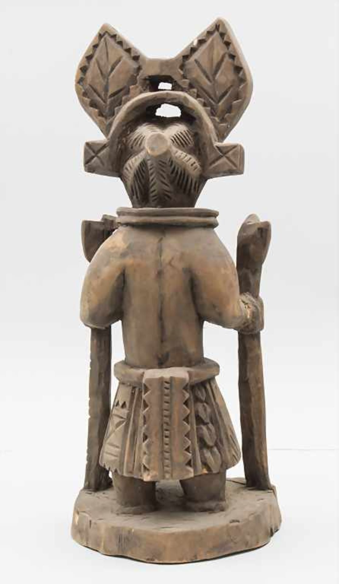 Stehende Youruba-Figur / A standing Yoruba figure, Nigeria - Image 3 of 7