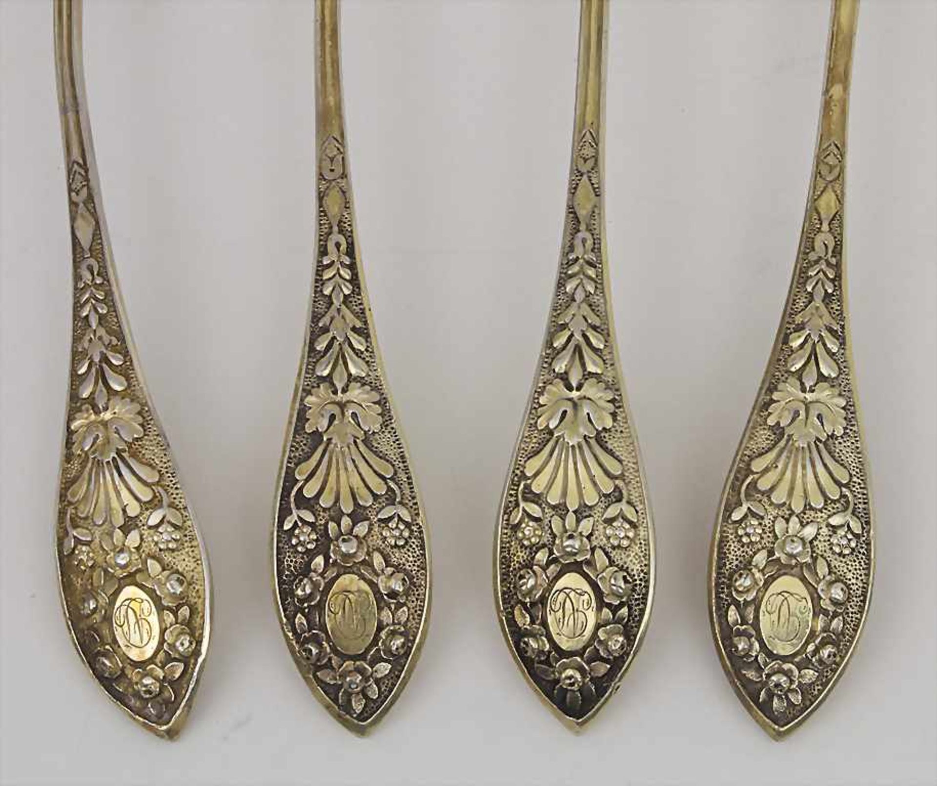 Besteck für 6 Personen / A set of cutlery, Belgien/Belgium, 1831-1868 - Bild 2 aus 3