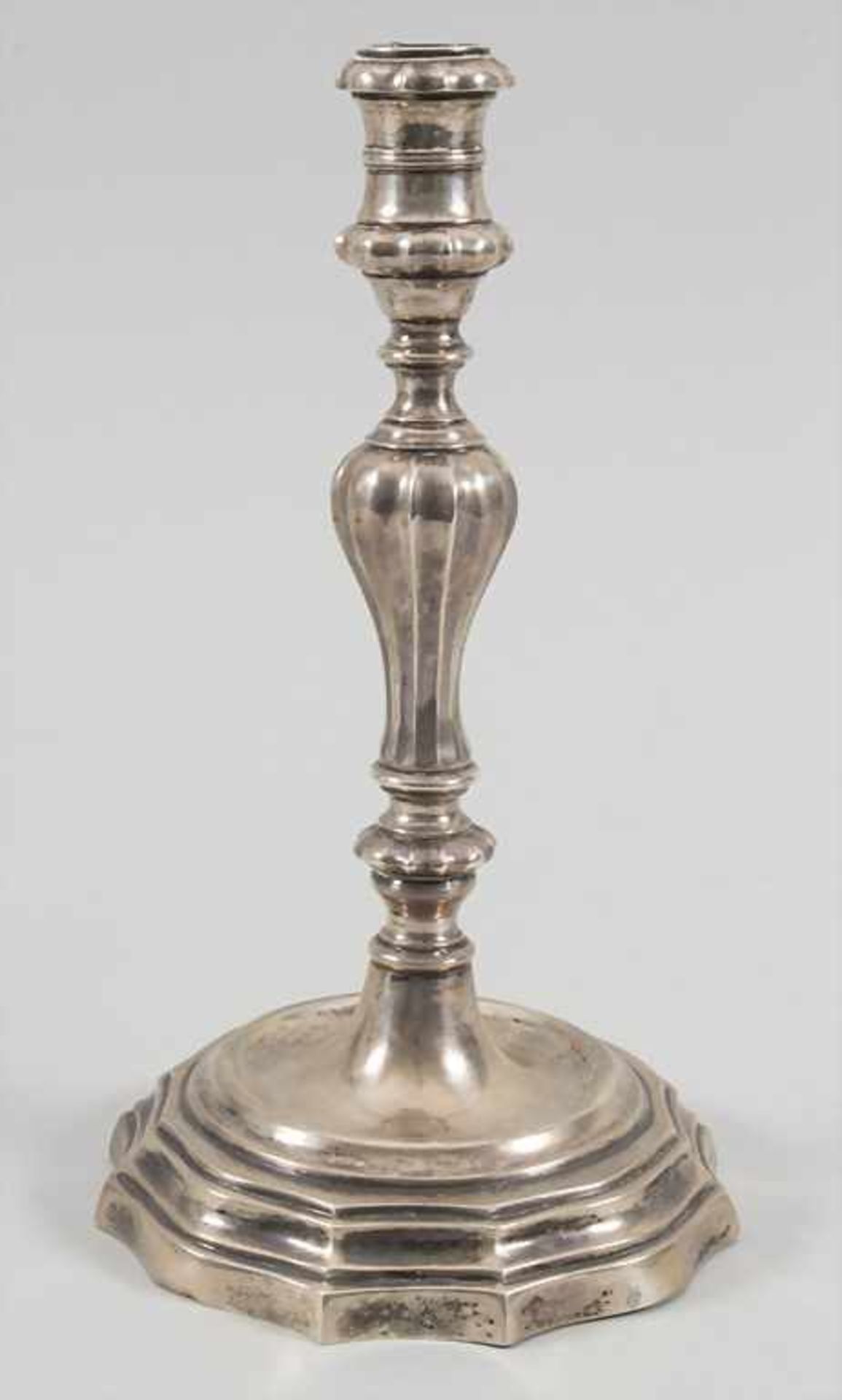 Paar Florentiner Barock Leuchter / A pair of Florence Baroque silver candlesticks, wohl Massimiliano - Image 11 of 18